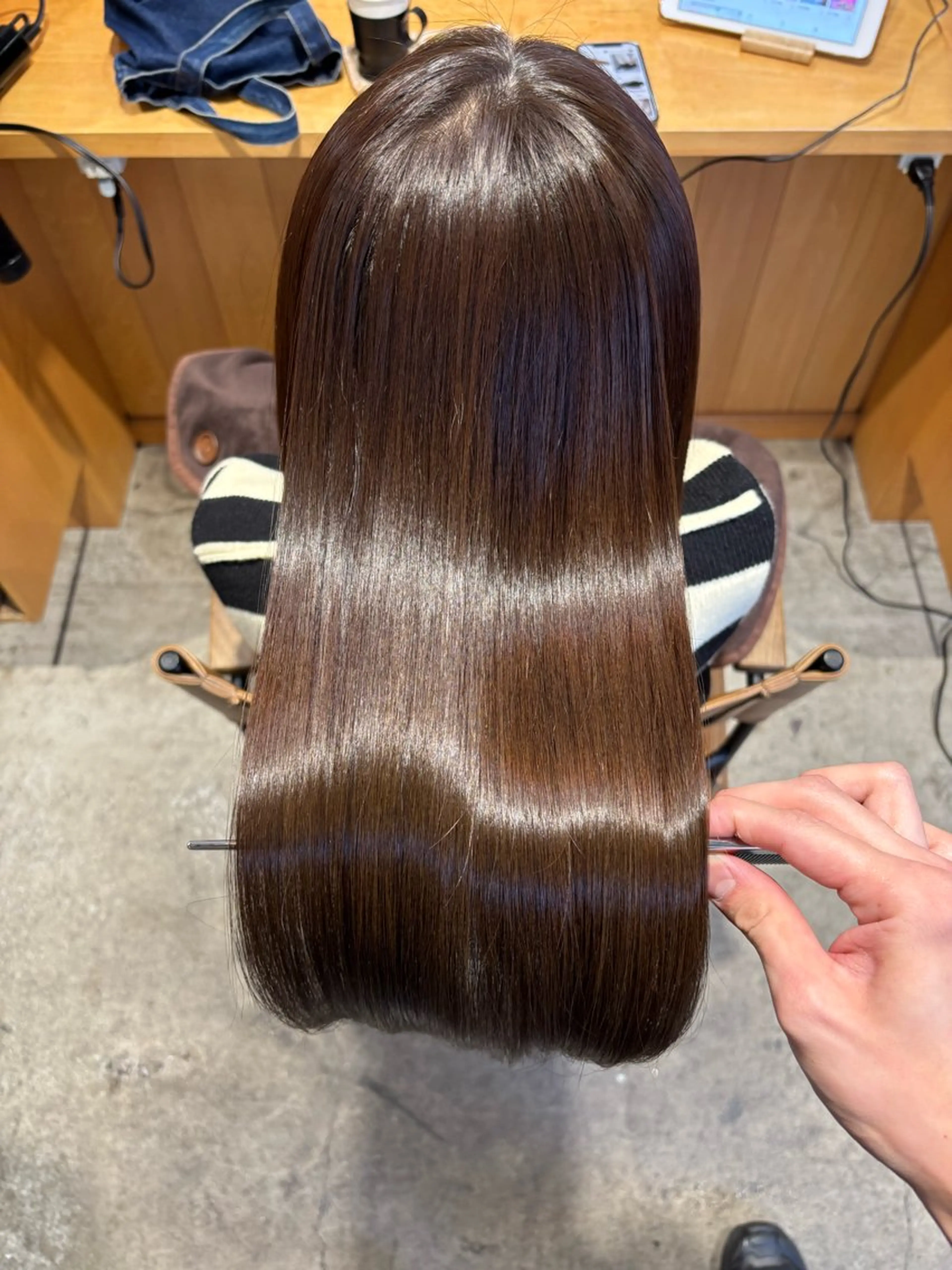 ロング カット ヘアカラー トリートメント [Amphi Tokyo]宮原のヘアスタイル