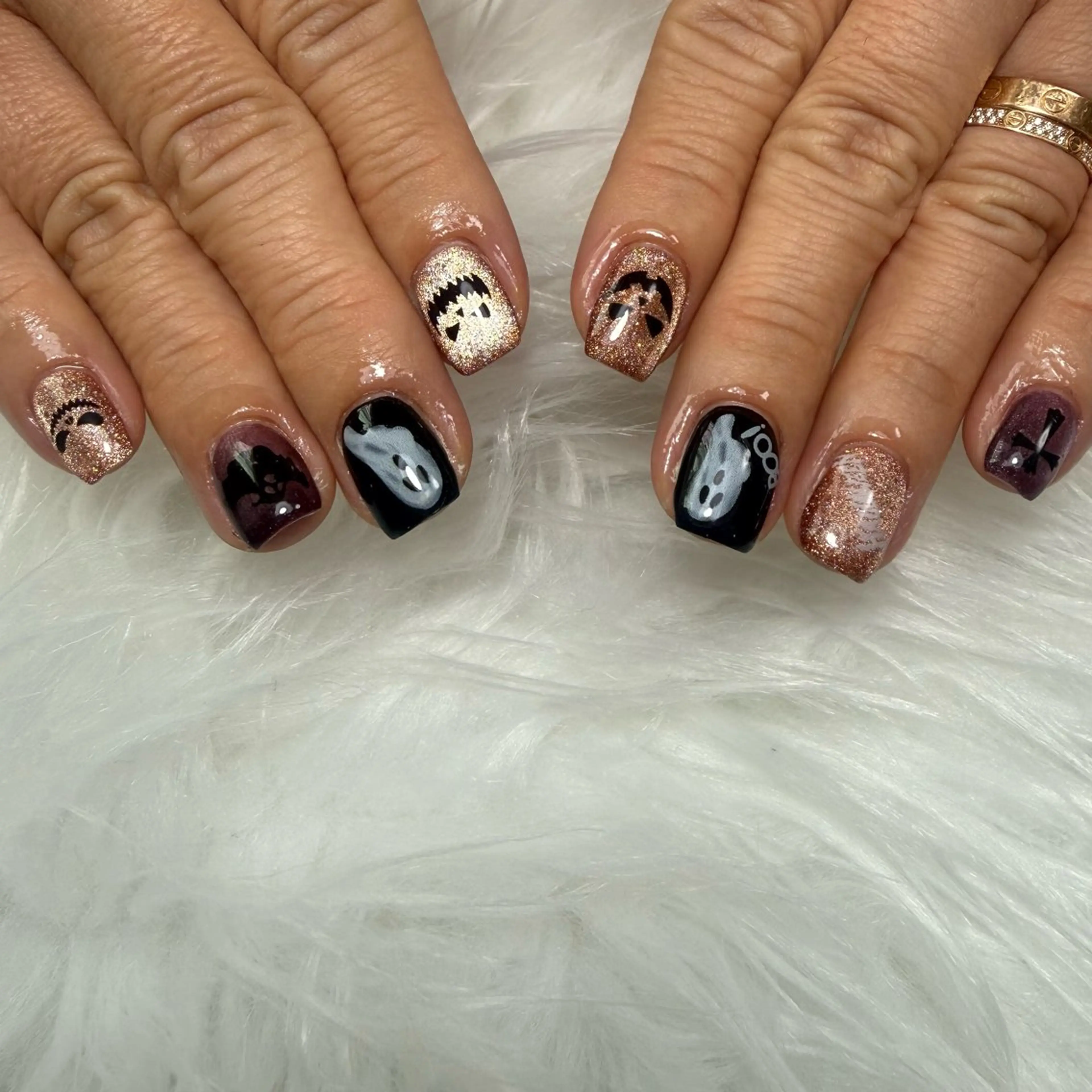 ネイル ハロウィン ハンドネイル L'ino nailのネイルデザイン