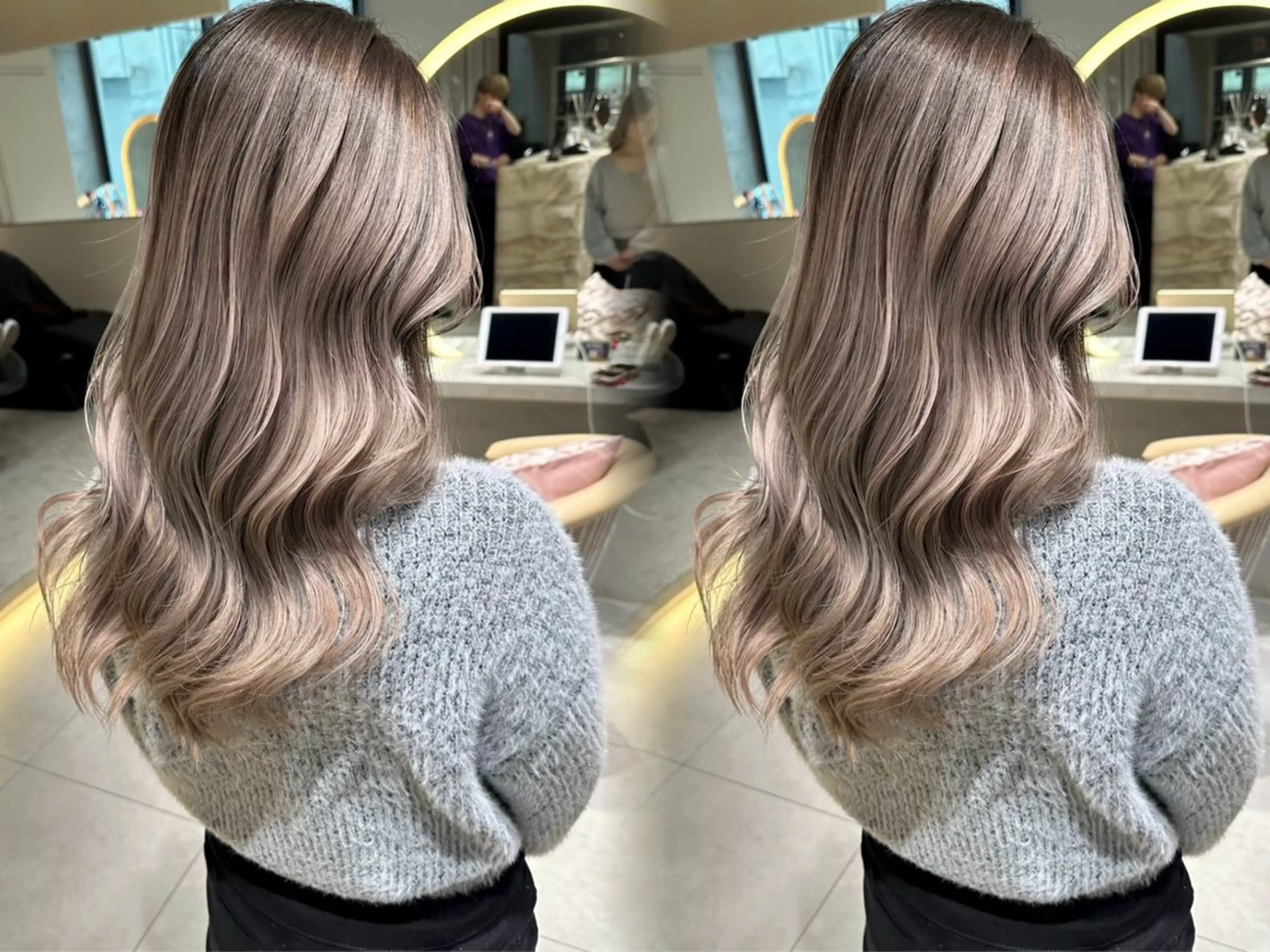 ロング ヘアカラー 璃 音のヘアスタイル