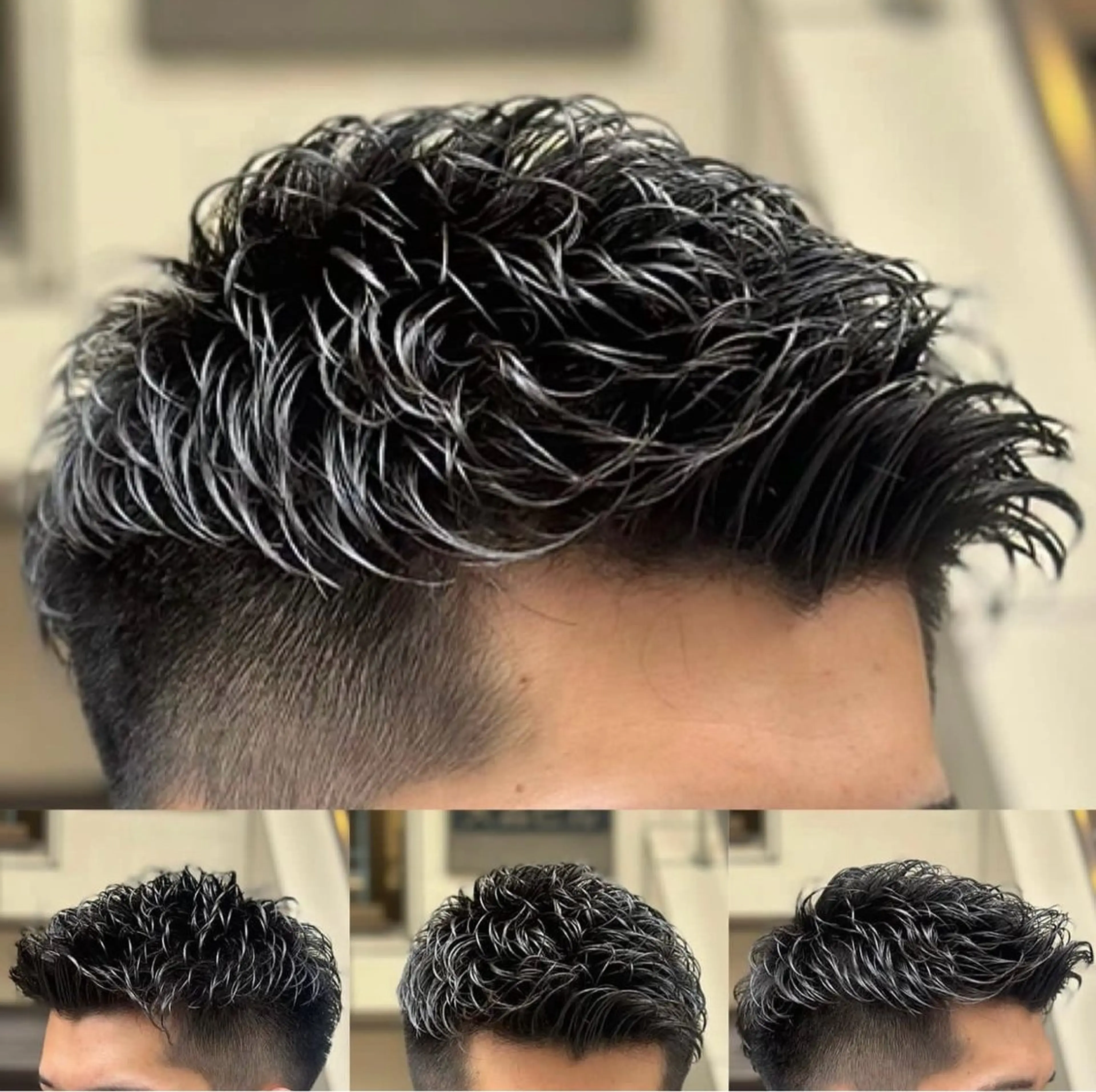 ショート パーマ メンズ メンズパーマ ショートヘア 渡邉 直登のヘアスタイル