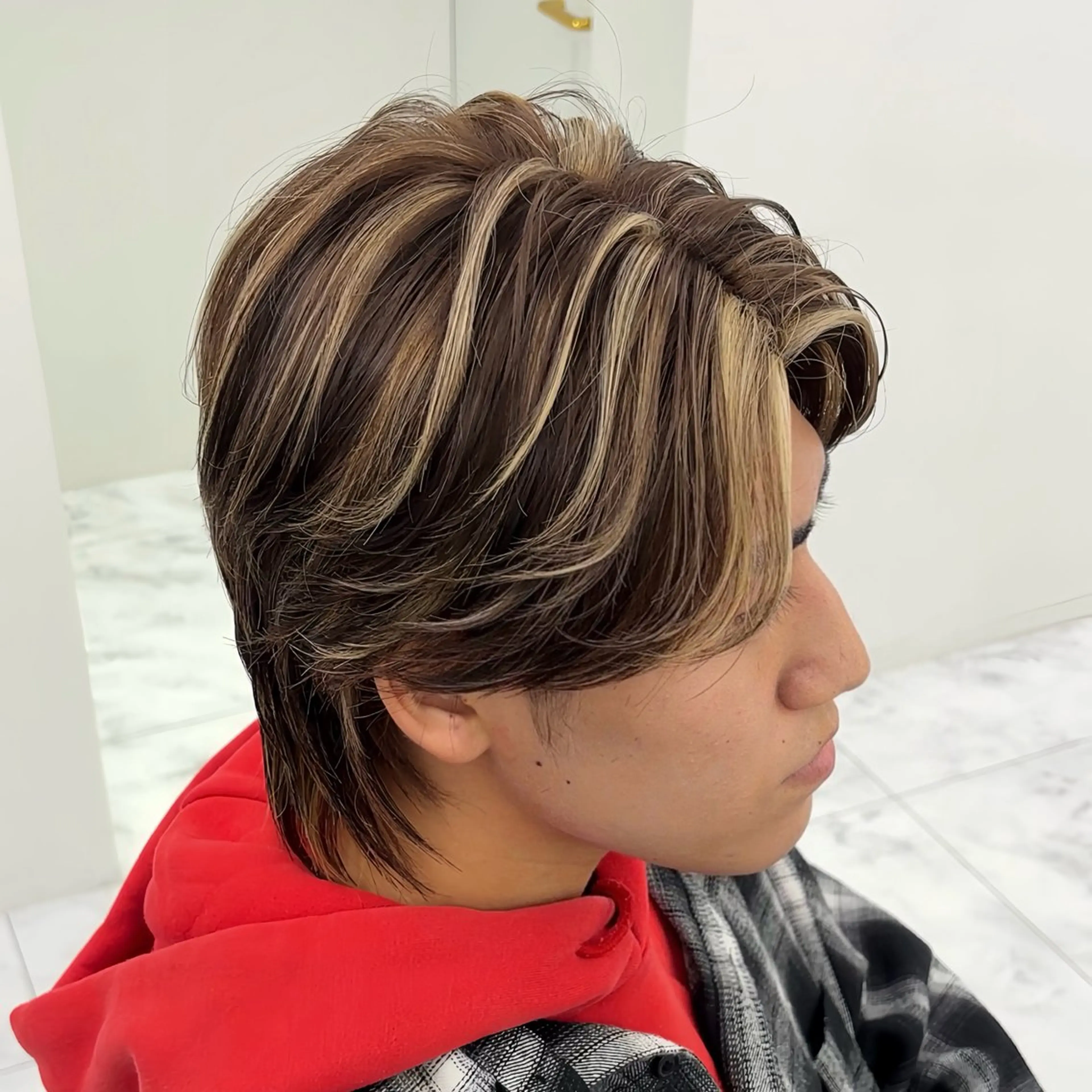 カラー メンズ メンズメッシュ メッシュ メンズカット ‪‪/メッシュのヘアスタイル