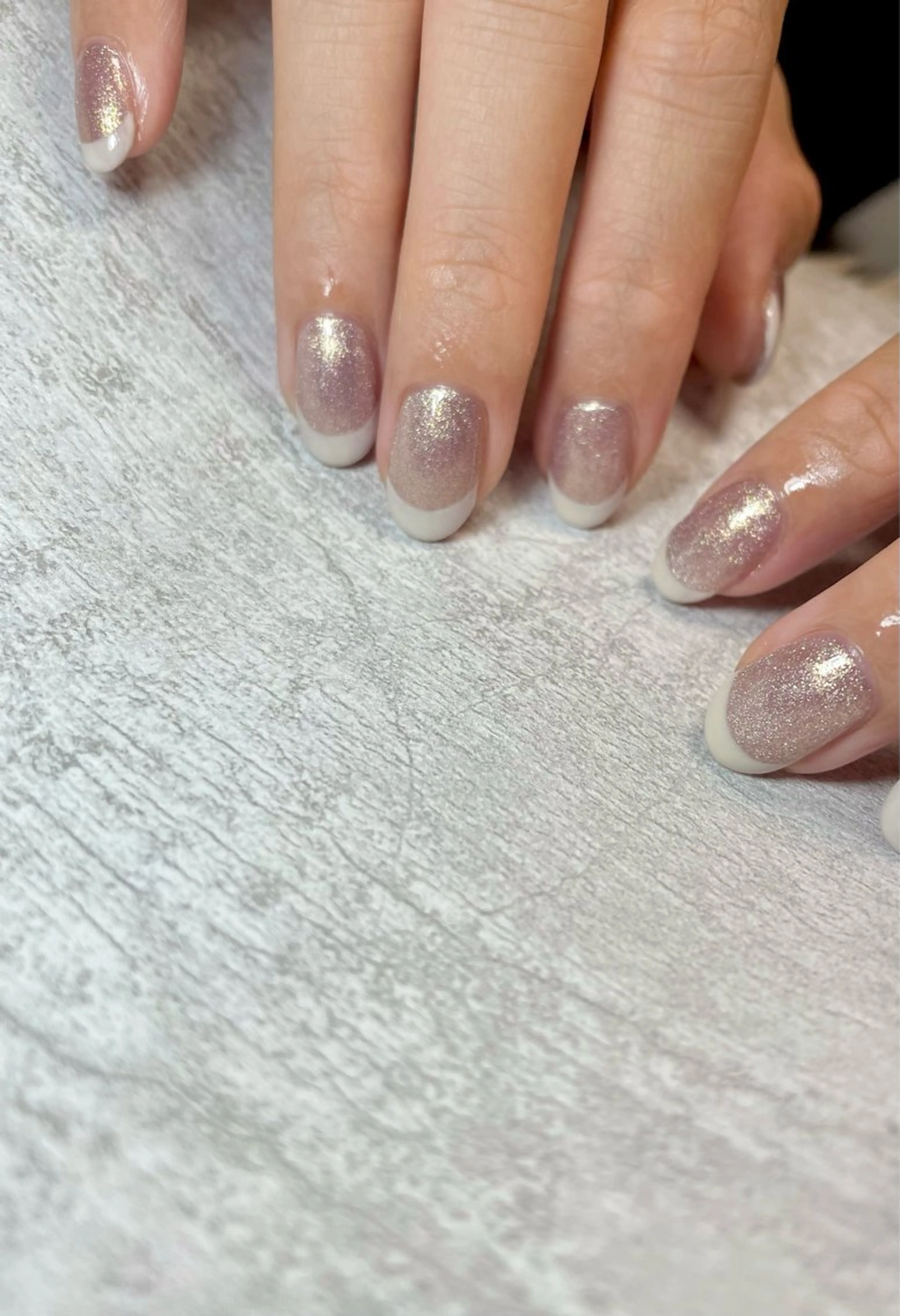 ネイル フレンチネイル ジェルネイル マグネットネイル 持ち込み BEAUTY GARDEN 【nail salon unseul】所属・nana .のネイルデザイン