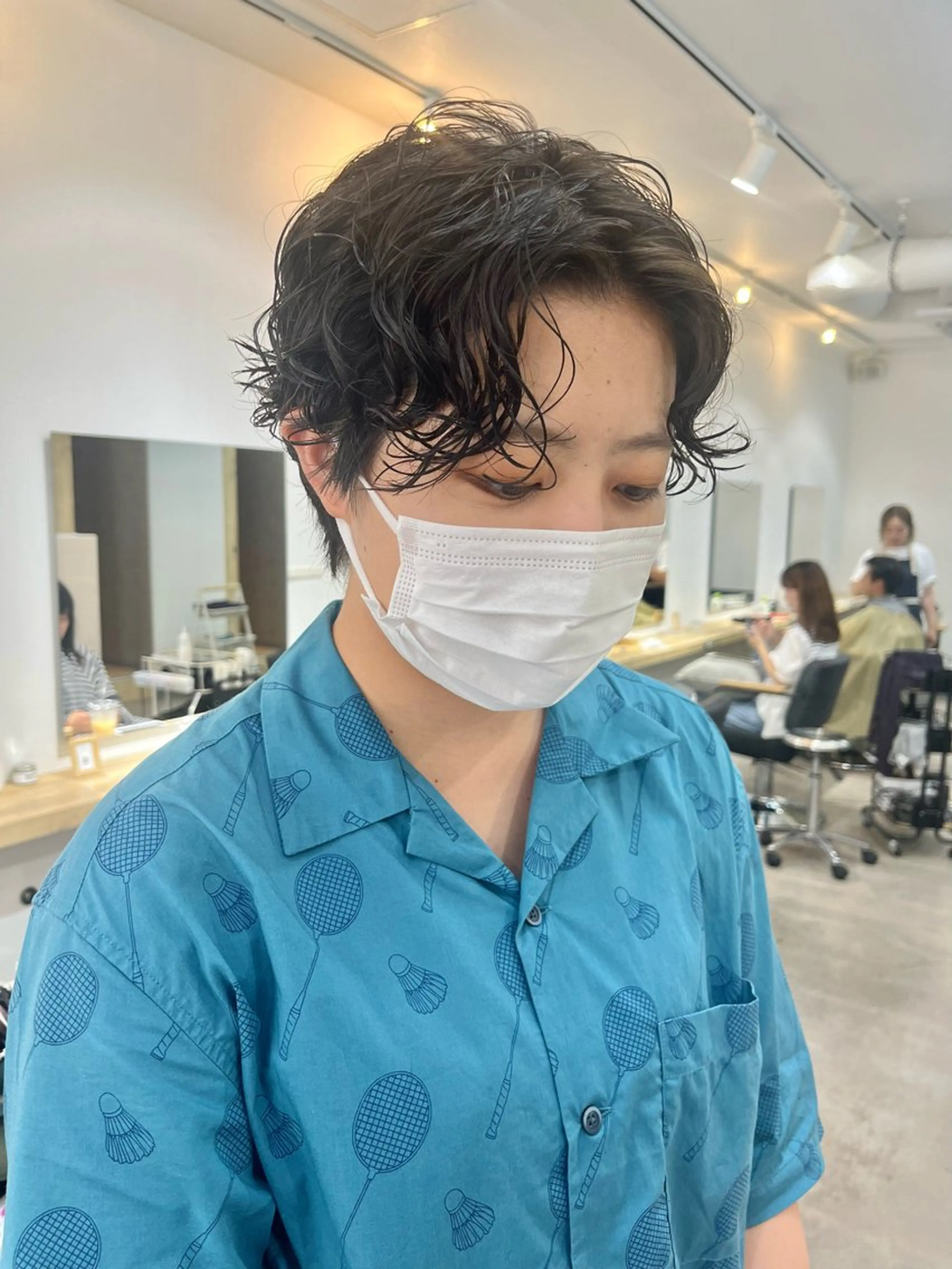 ショート パーマ カット パーマ トリートメント 🌼sunc HINAMI🌼のヘアスタイル