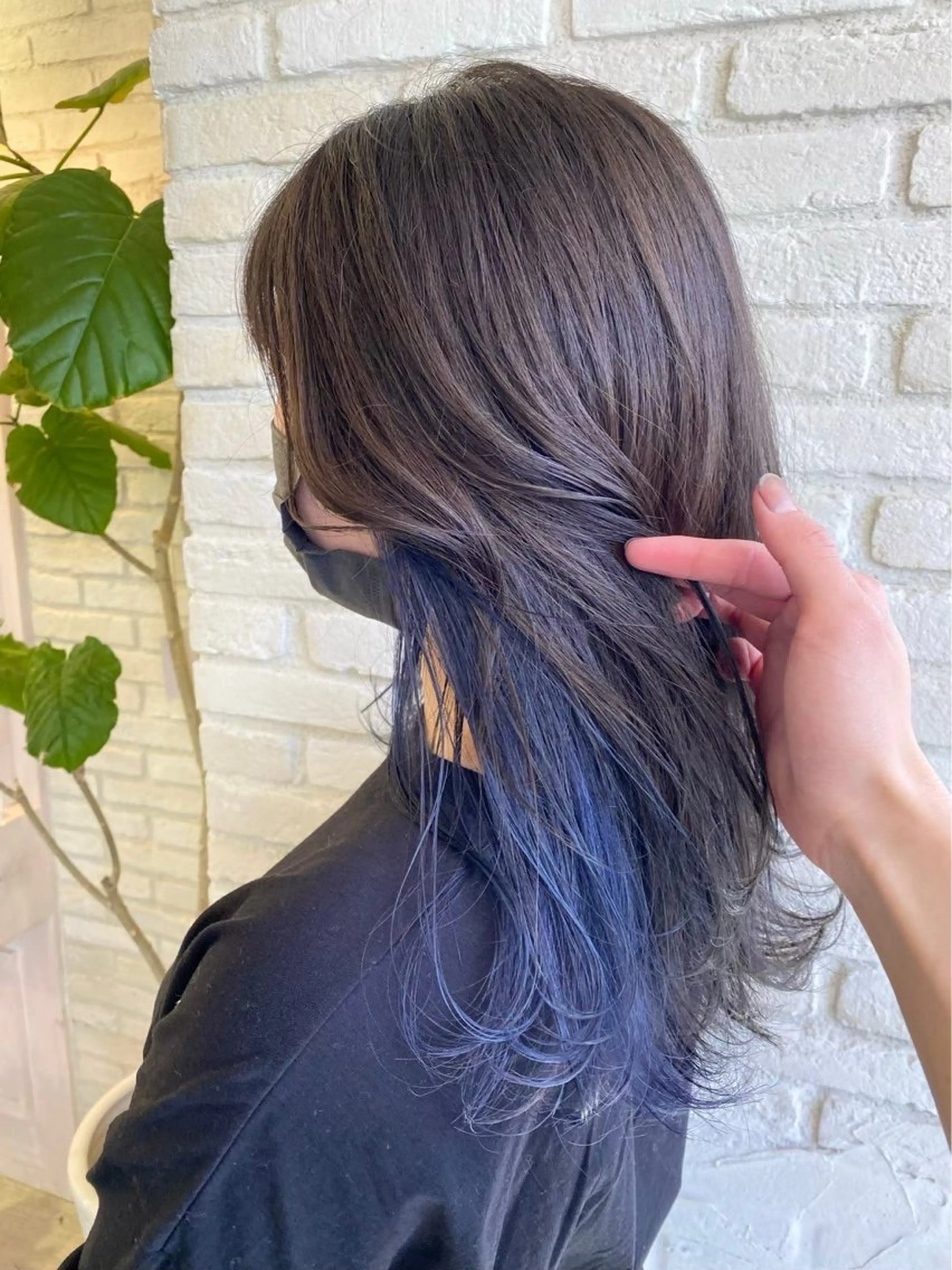 カラー みわ ゆいなのヘアスタイル