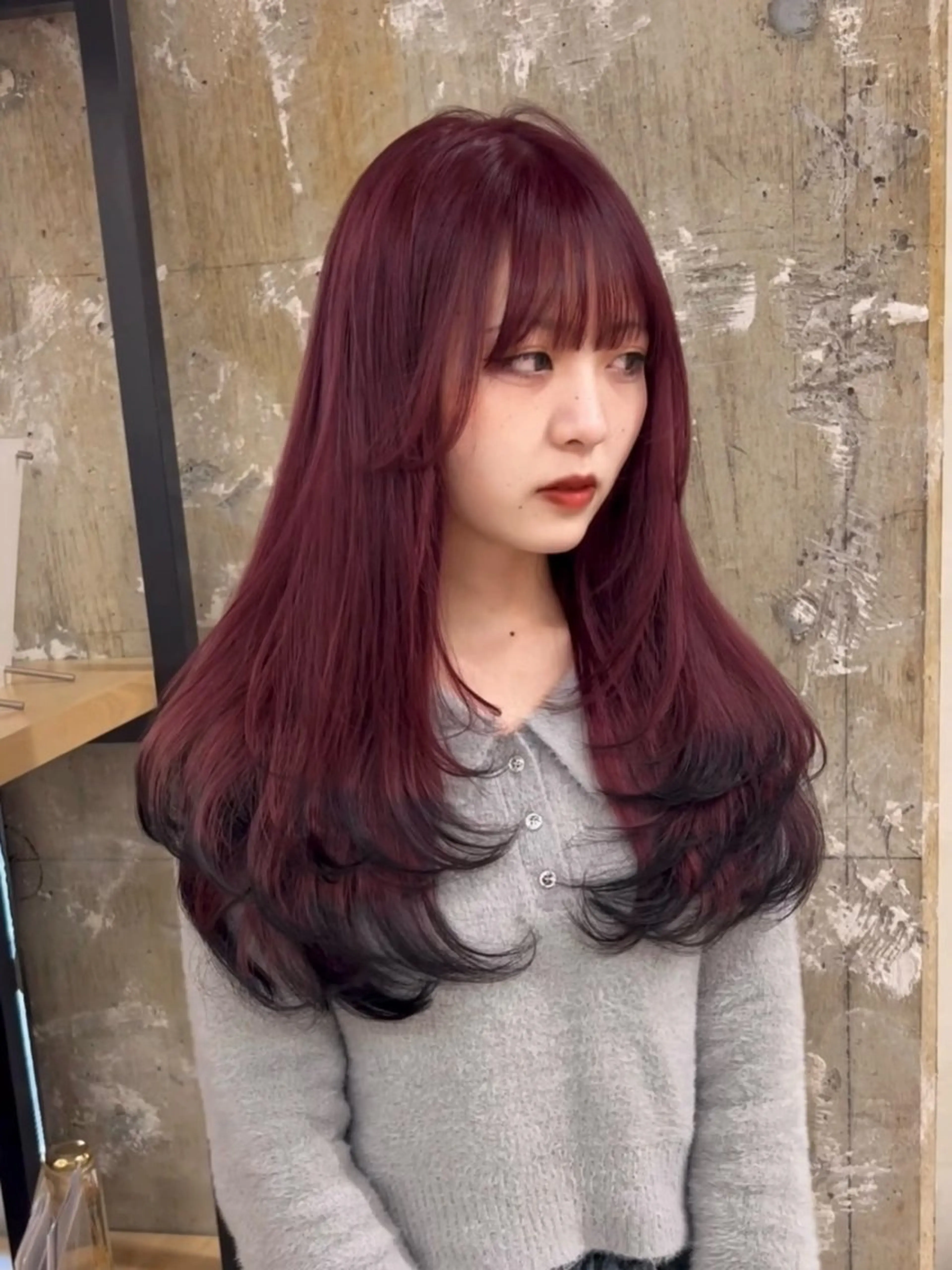 ロング ヘアカラー トリートメント ブリーチ/髪質改善 shiinaのヘアスタイル