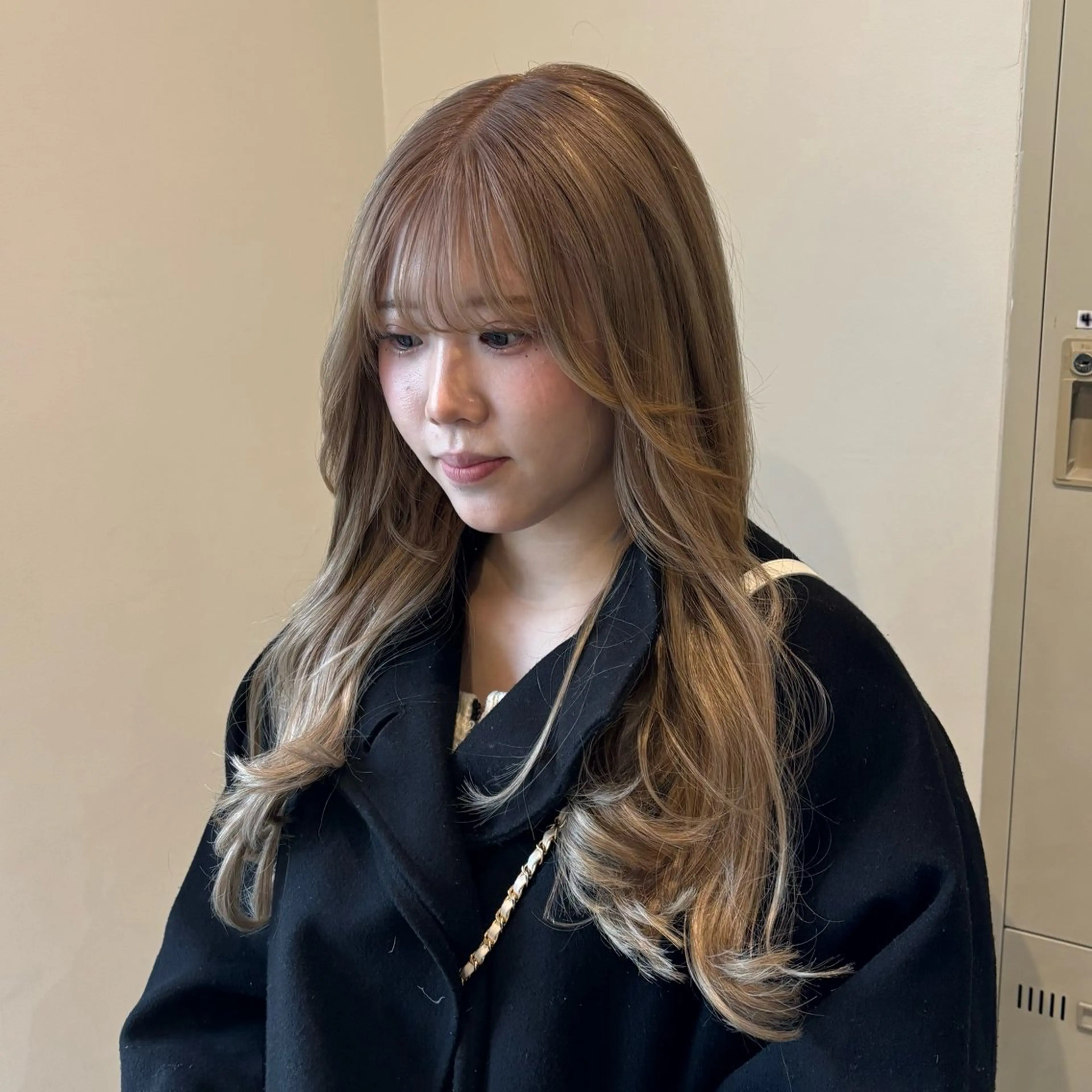 ロング シールエクステ ボブ エクステ ロング エクステ 🖤🎀ハイトーン/ エク/夕月🎀🖤のヘアスタイル