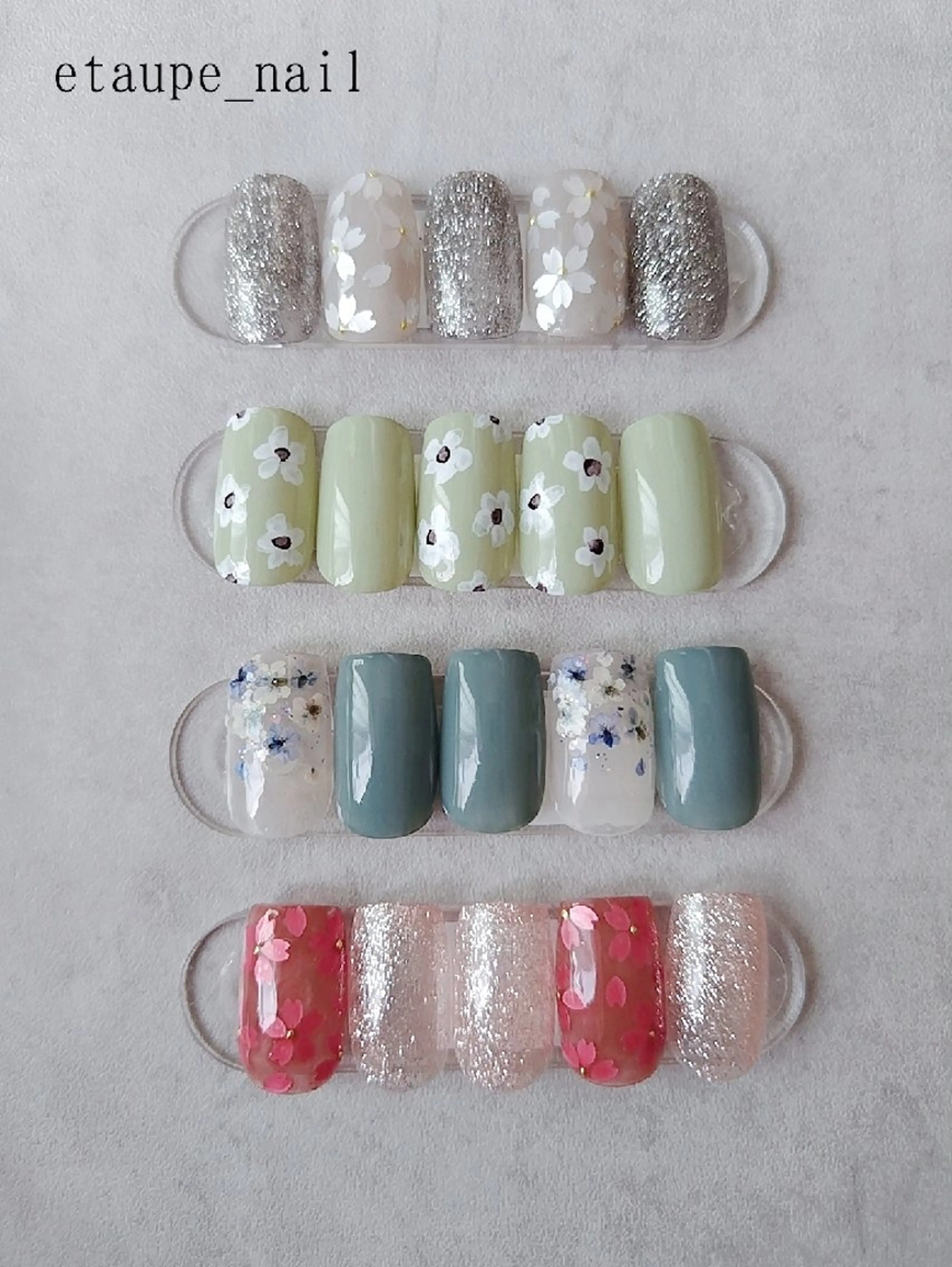 ネイル 春ネイル etaupe nail所属・向原自宅サロン ★エトープネイルのネイルデザイン