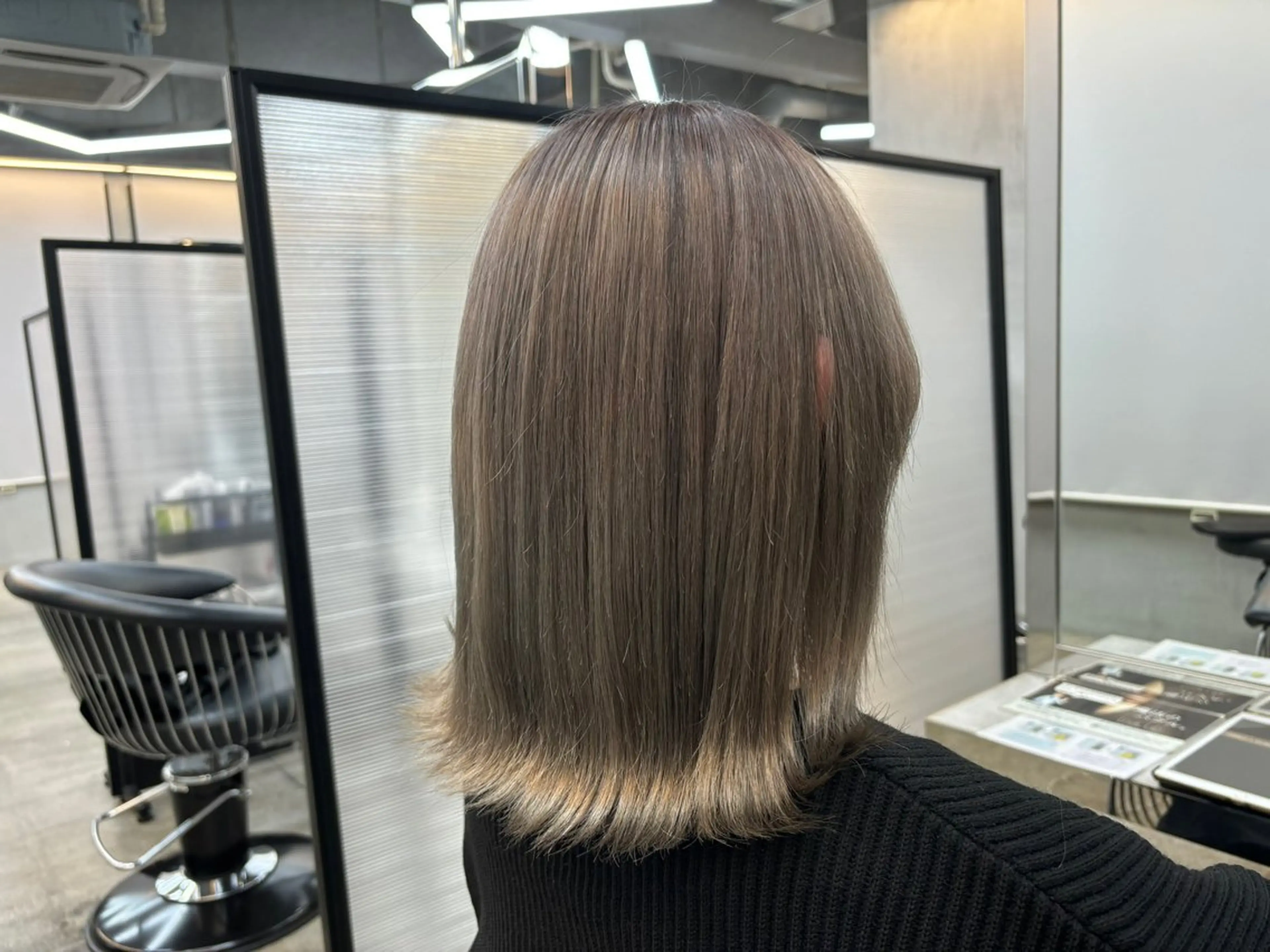 カラー グレージュ 🌷艶感カラー🌷 富施　優花のヘアスタイル