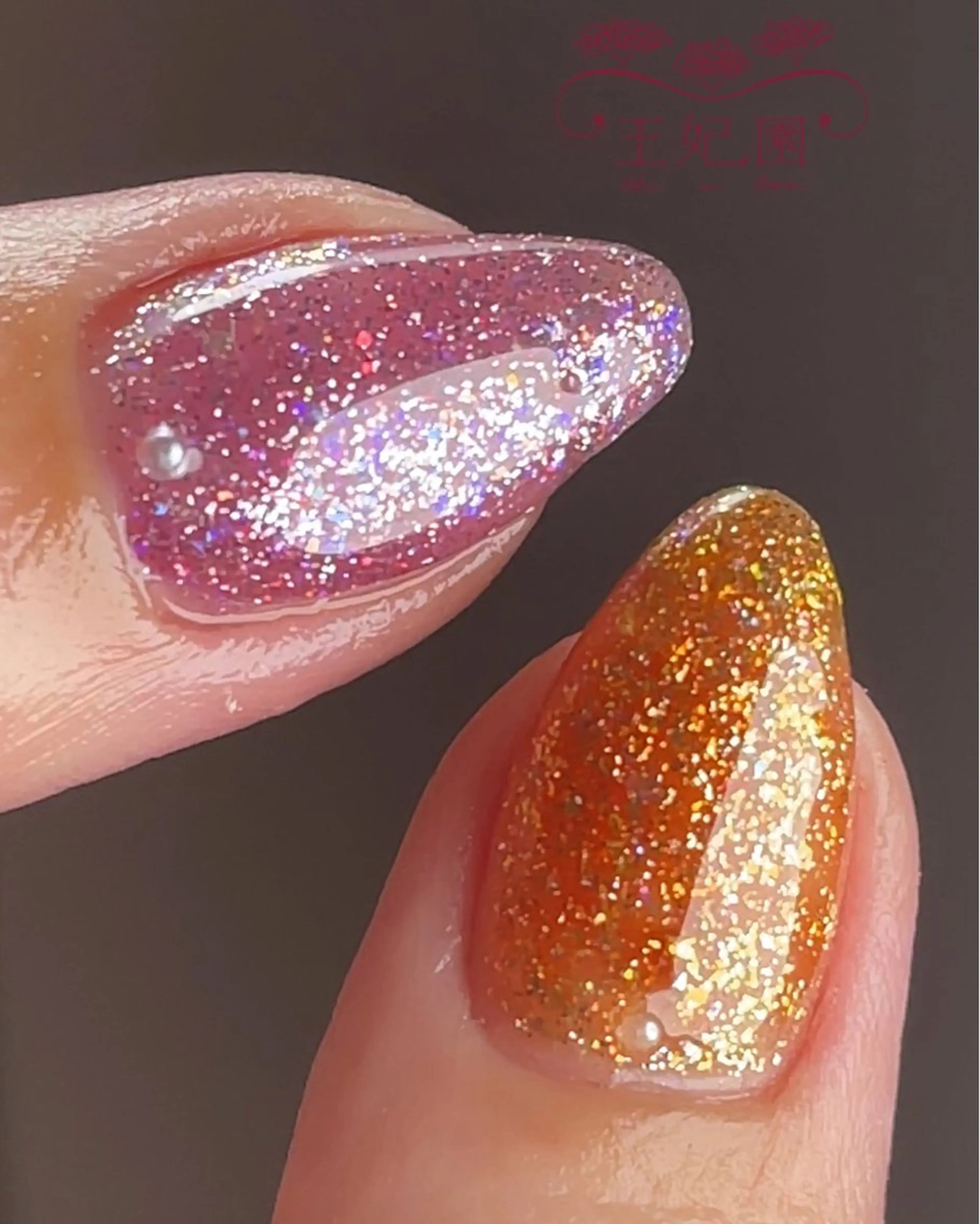 ネイル ジェルネイル ラメ(グリッター) ワンカラーネイル パラジェル ワンホンネイル nail salon王妃の園所属・王妃の園 ohinosonoのネイルデザイン