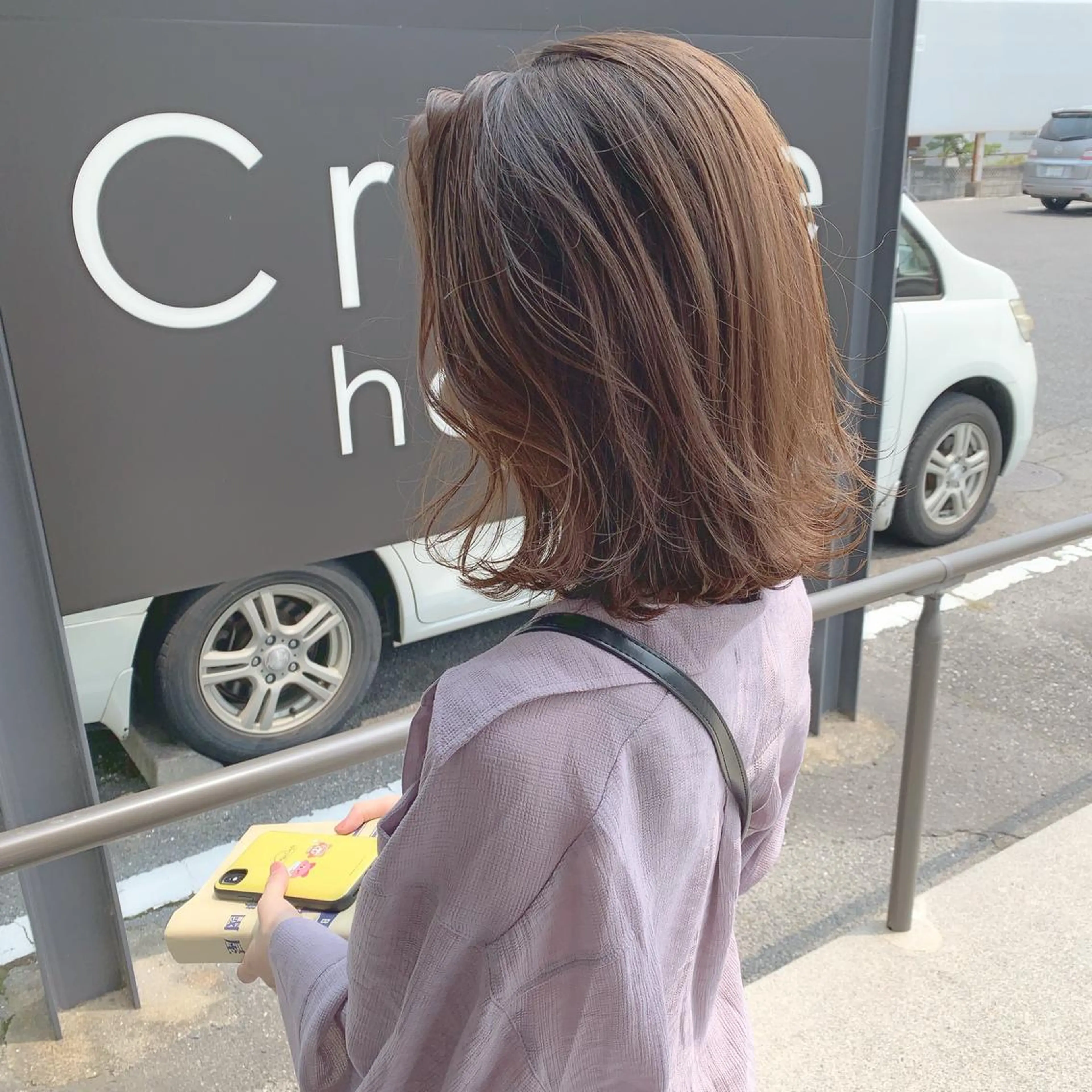 ショート カラー ヘアアレンジ ボブ 外ハネヘア カット ヘアカラー トリートメント 前田 善夫のヘアスタイル