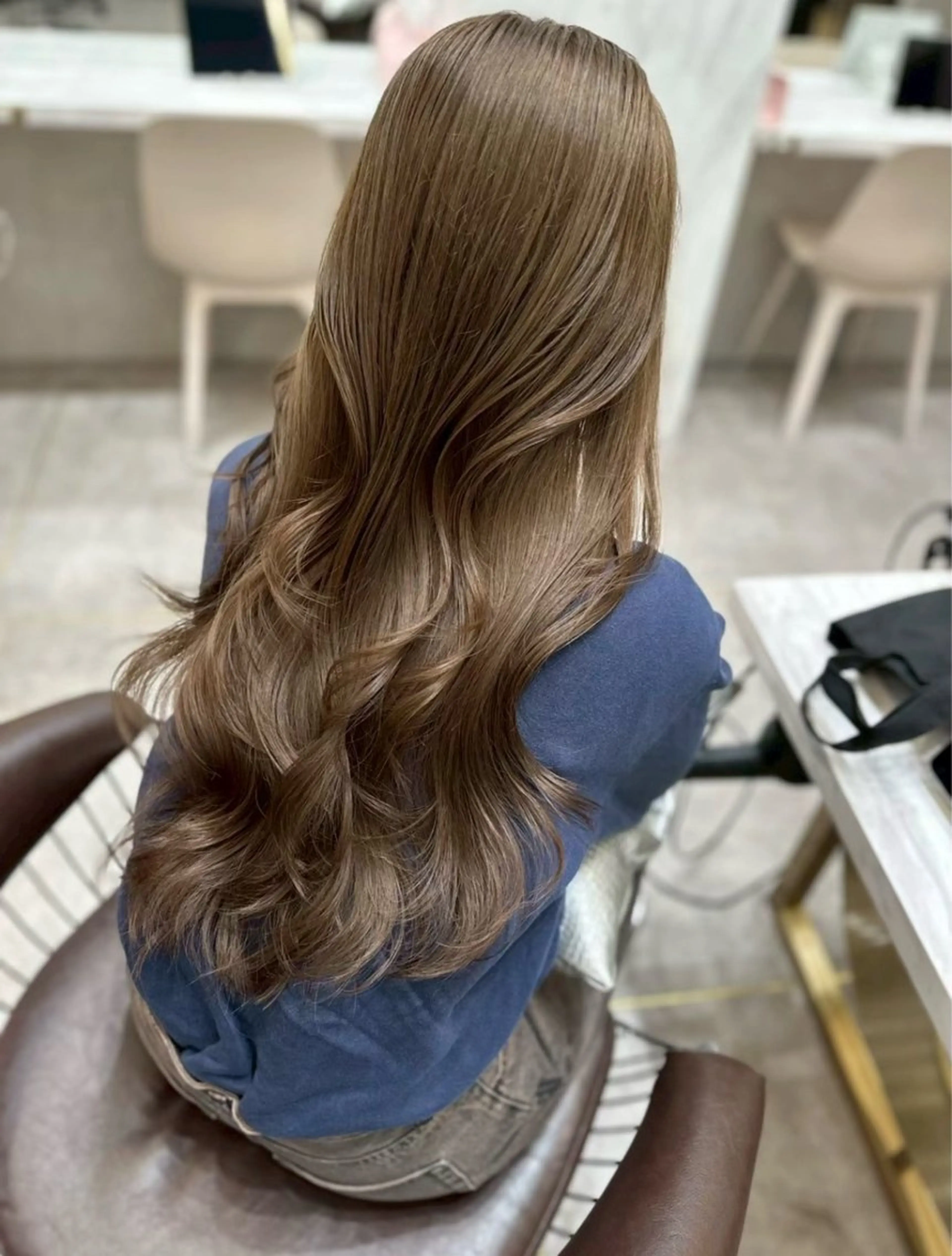 ロング ヘアカラー ひな🫧ボブ ×艶髪🫧のヘアスタイル