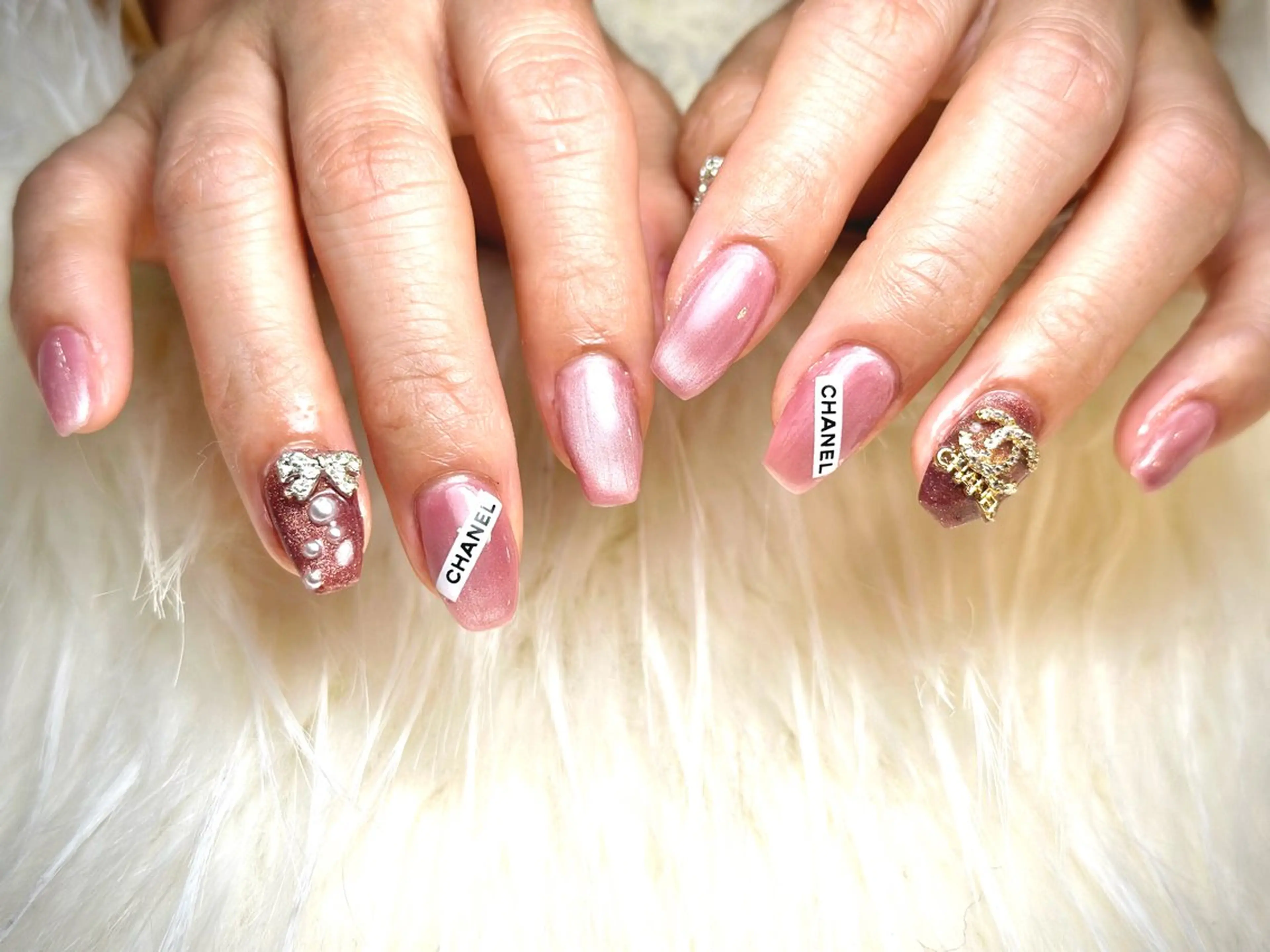 ネイル La vie mi nailニュアンスのネイルデザイン