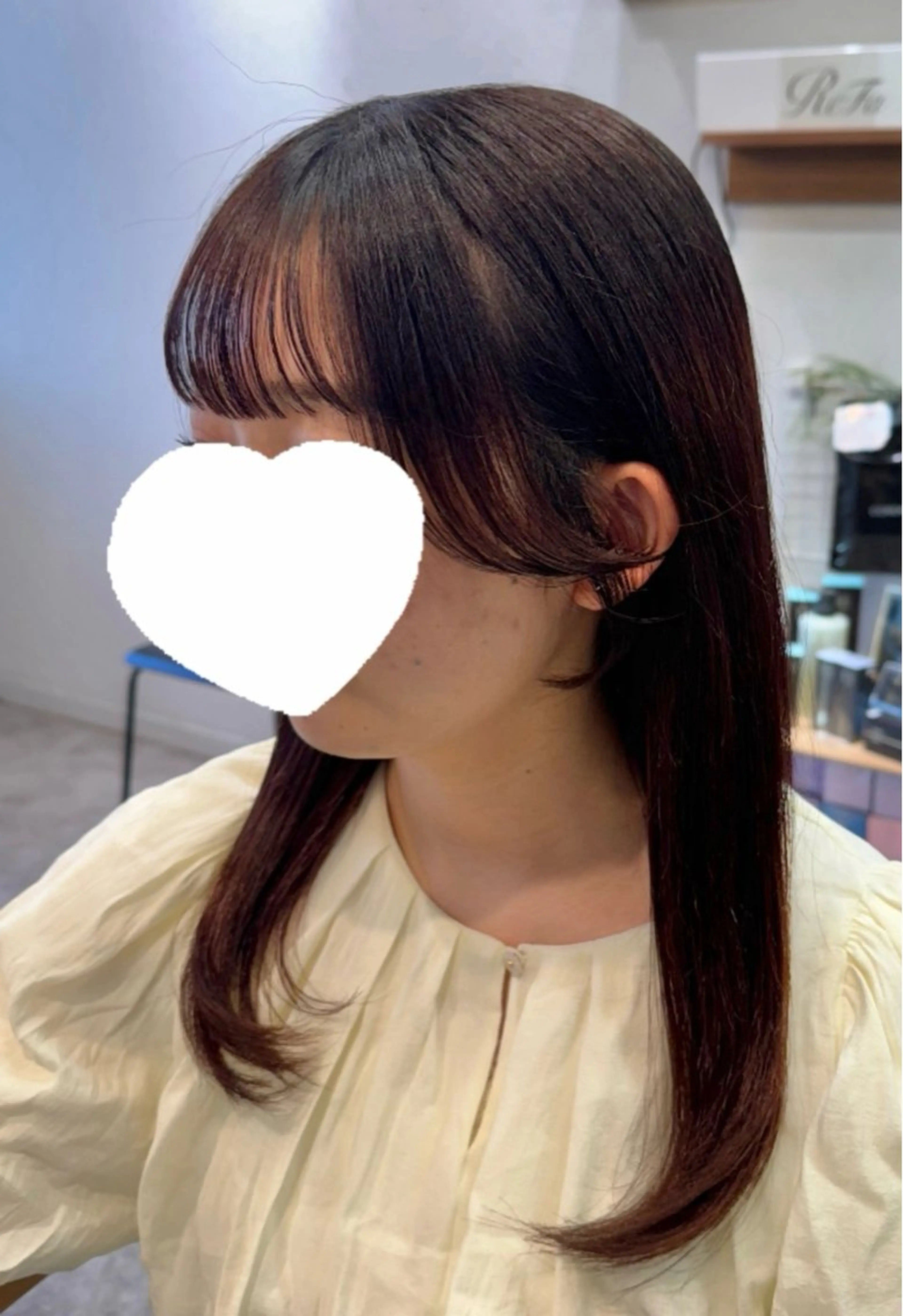 伸びてきて気になる前髪カット✂︎＋内部補修ハホニコトリートメント🫧【前髪のメンテナンス、艶髪】の写真
