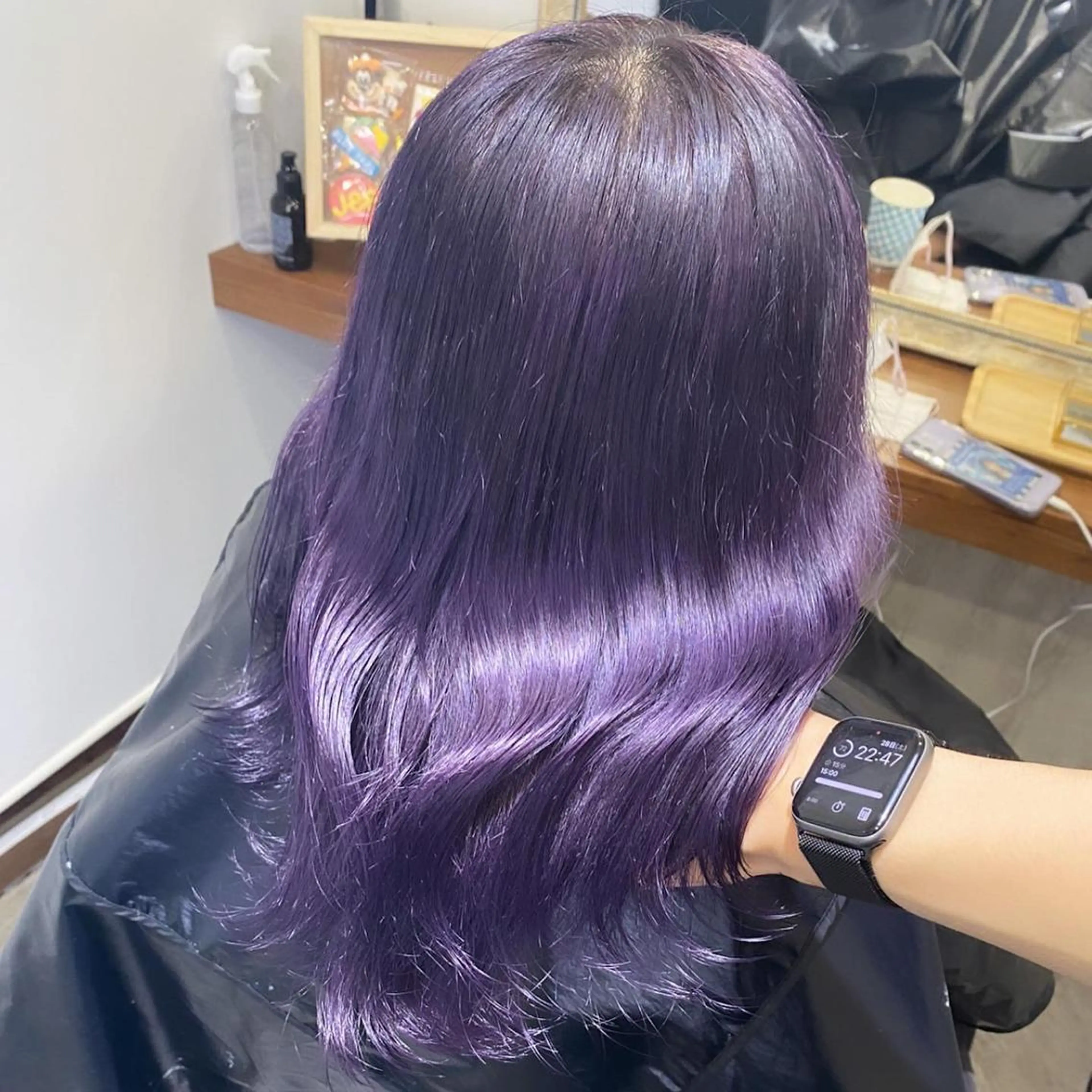 ミディアム カラー ラベンダーカラー ヘアカラー トリートメント THESALONS所属・🤍ブリーチカラー /寄田龍樹🤍のヘアスタイル
