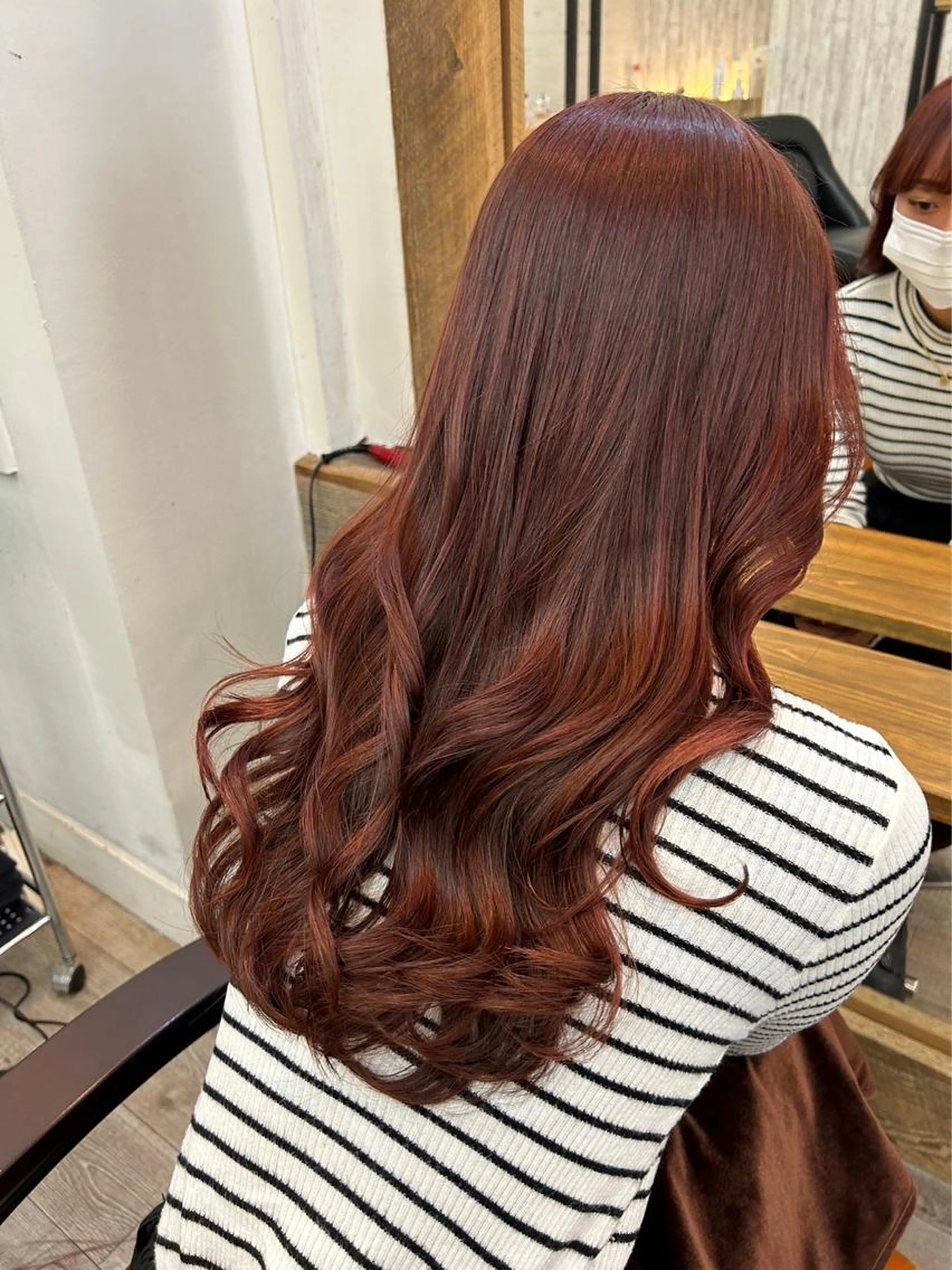 🫧ブリーチしていてもダメージレスに🉐ブリーチ✨+カラー+集中ケアトリートメント🌈 🩵ダブルカラー🩷の写真