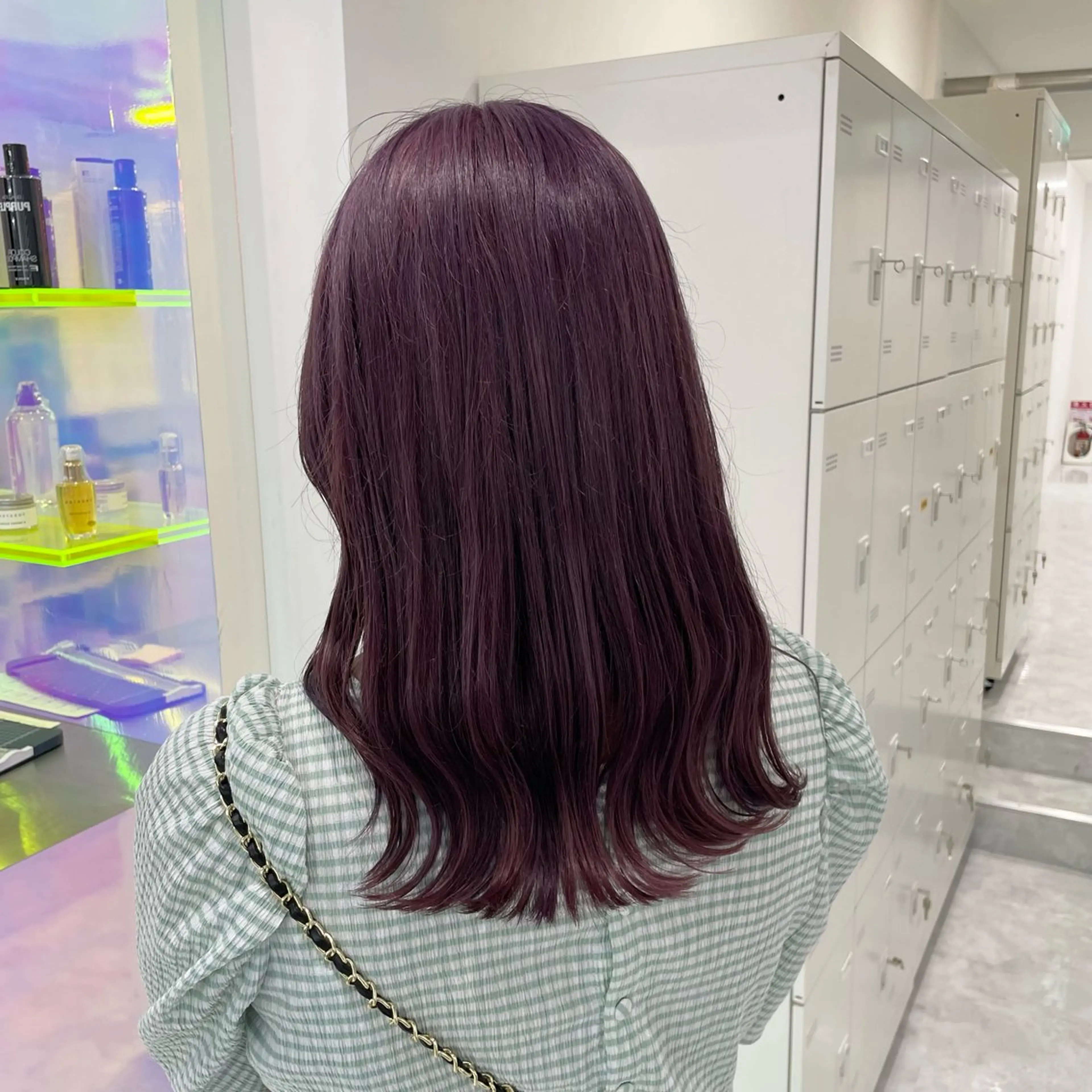ミディアム カラー ラベンダーカラー パープルカラー ヘアカラー ヘッドスパ ヘアセット ♡ブリーチカラー♡ Mirioのヘアスタイル