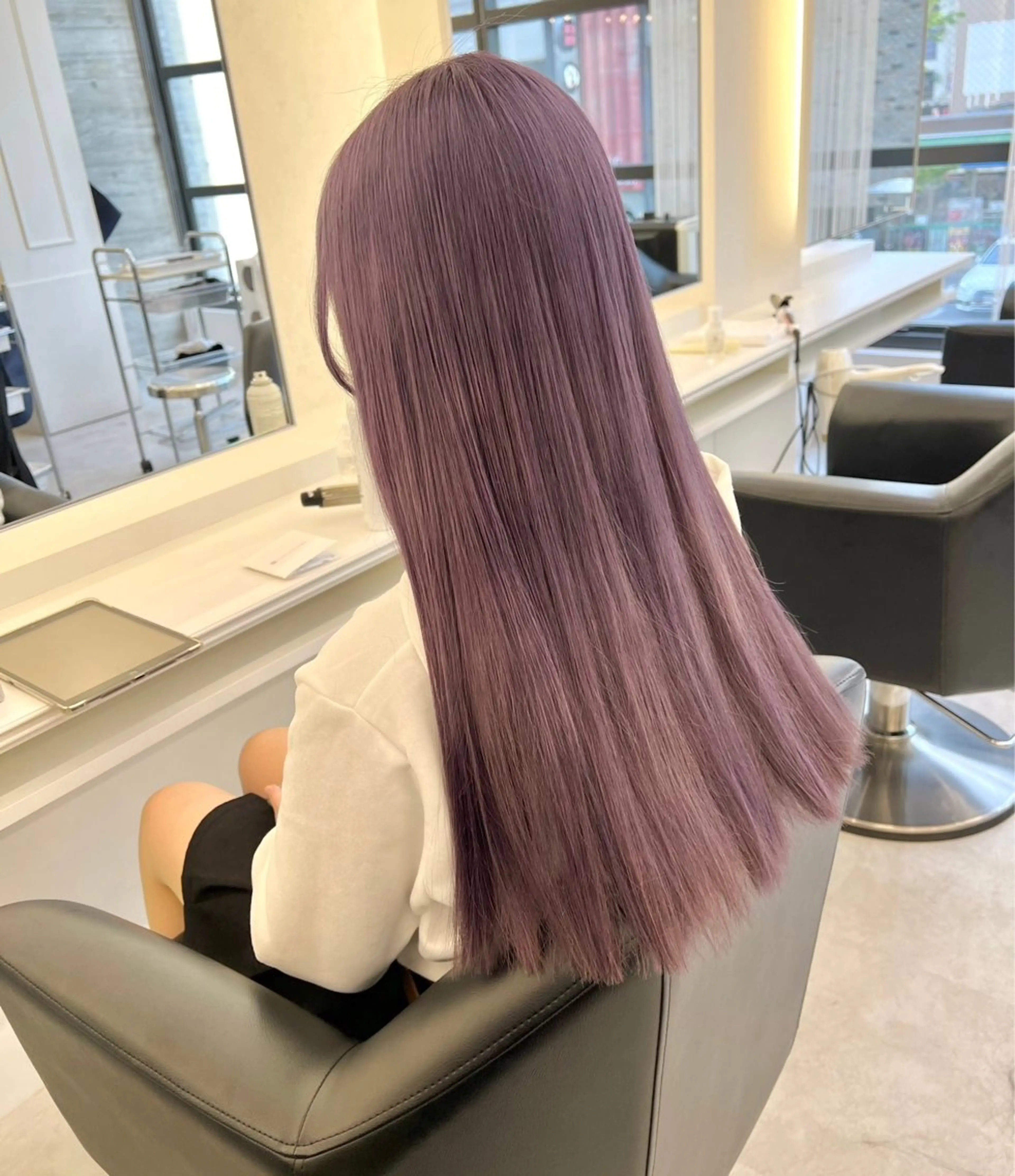 ロング カラー ヘアカラー ParveMix🍀 藤原愛未のヘアスタイル