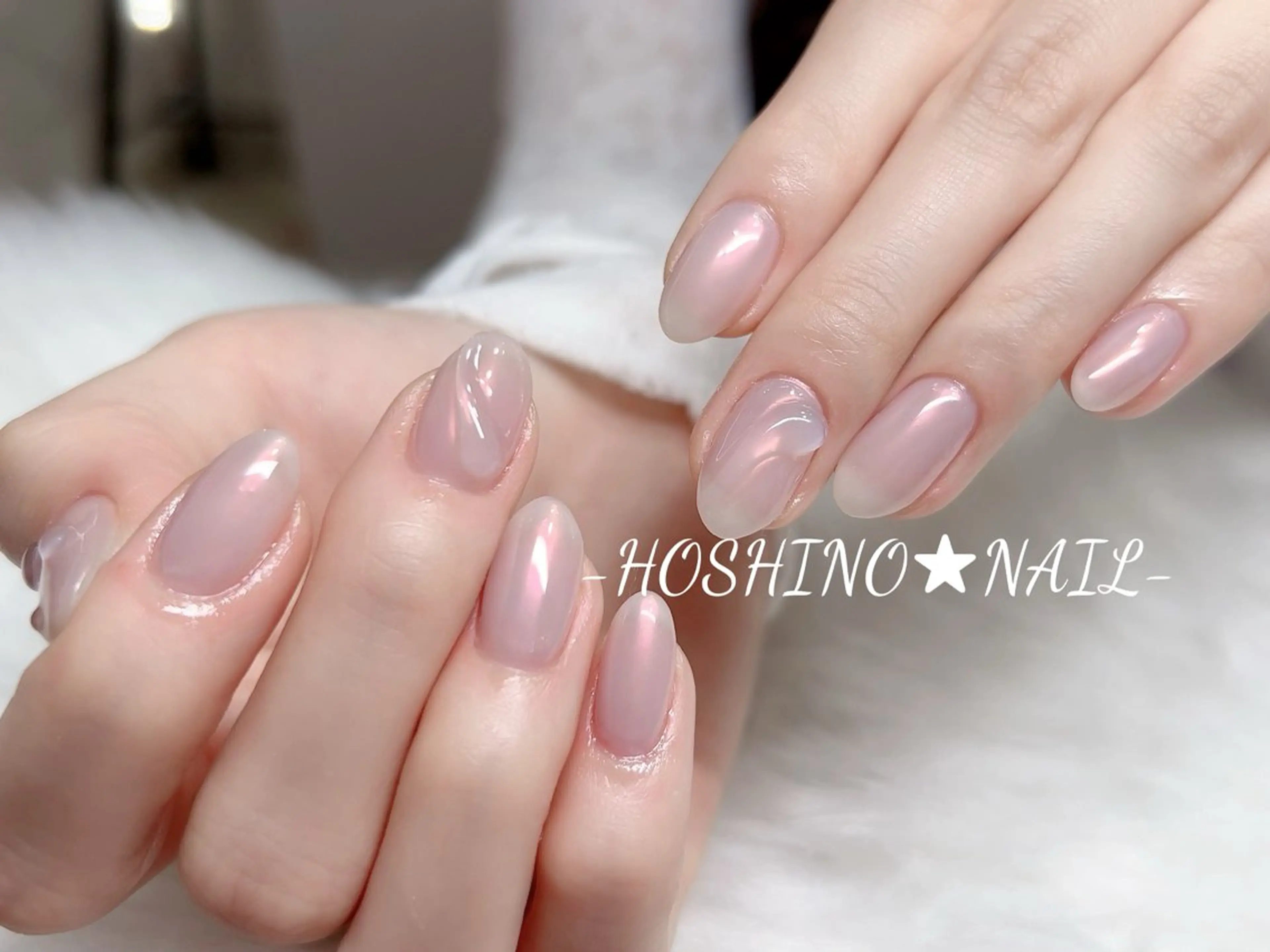ネイル オーロラネイル チークネイル ドット フットネイル フレンチネイル ハンドネイル ★HOSHINO NAIL★新宿店のネイルデザイン