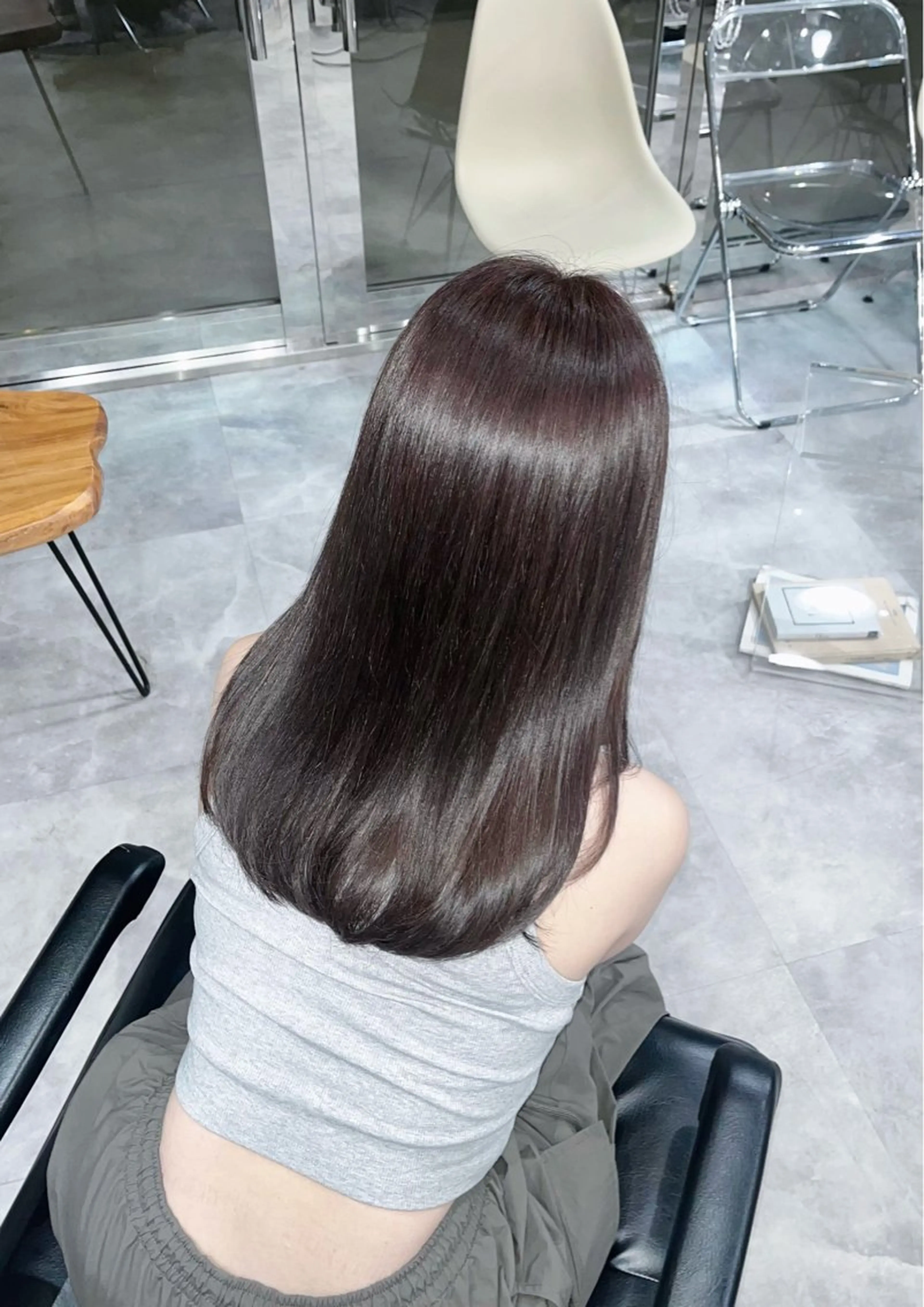 ミディアム カラー さえ 大宮/ハイライトのヘアスタイル