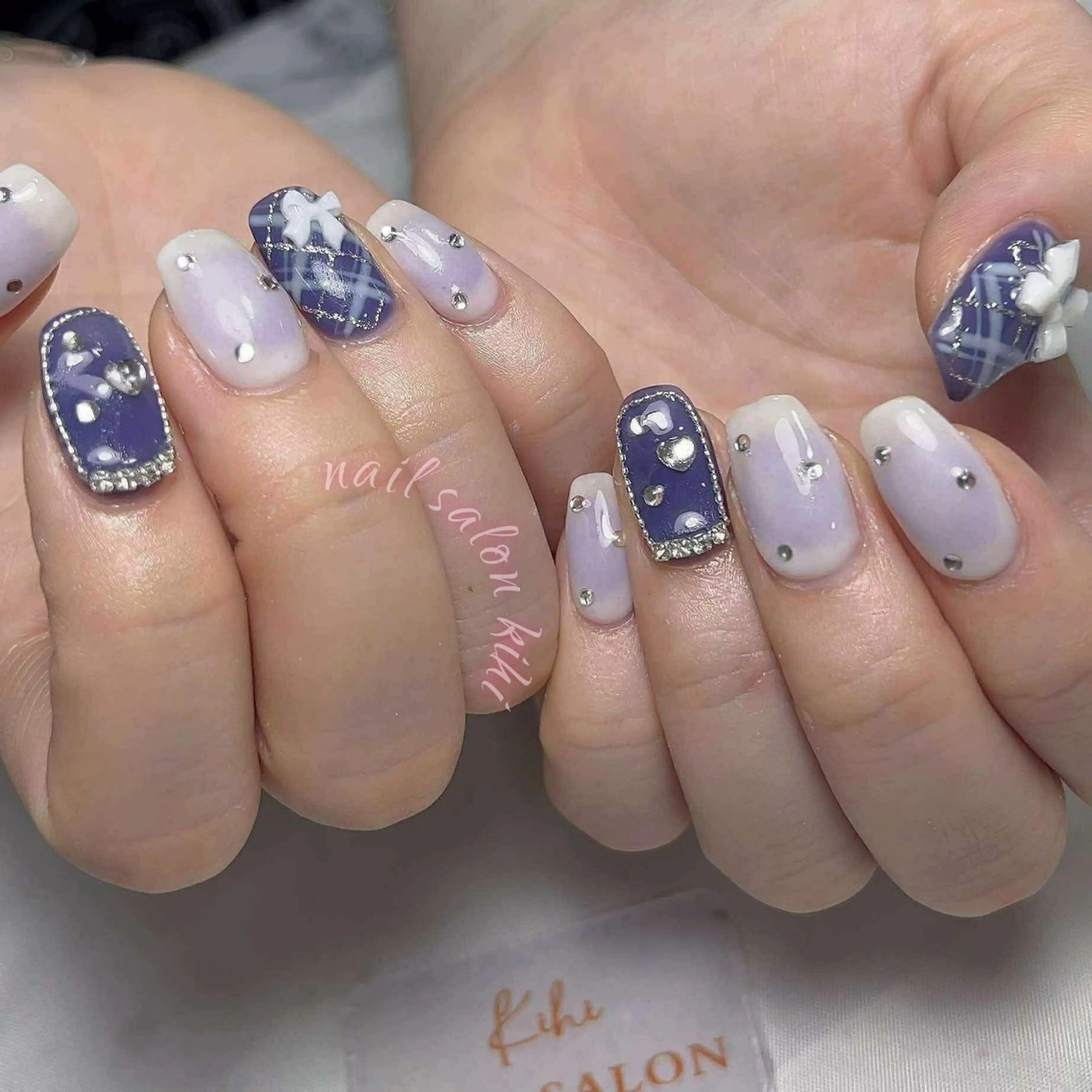 ネイル アートネイル フレンチネイル ジェルネイル グラデーション 韓国ネイル ハンドネイル ハンドケア Nail Salon Kihi さくらのネイルデザイン