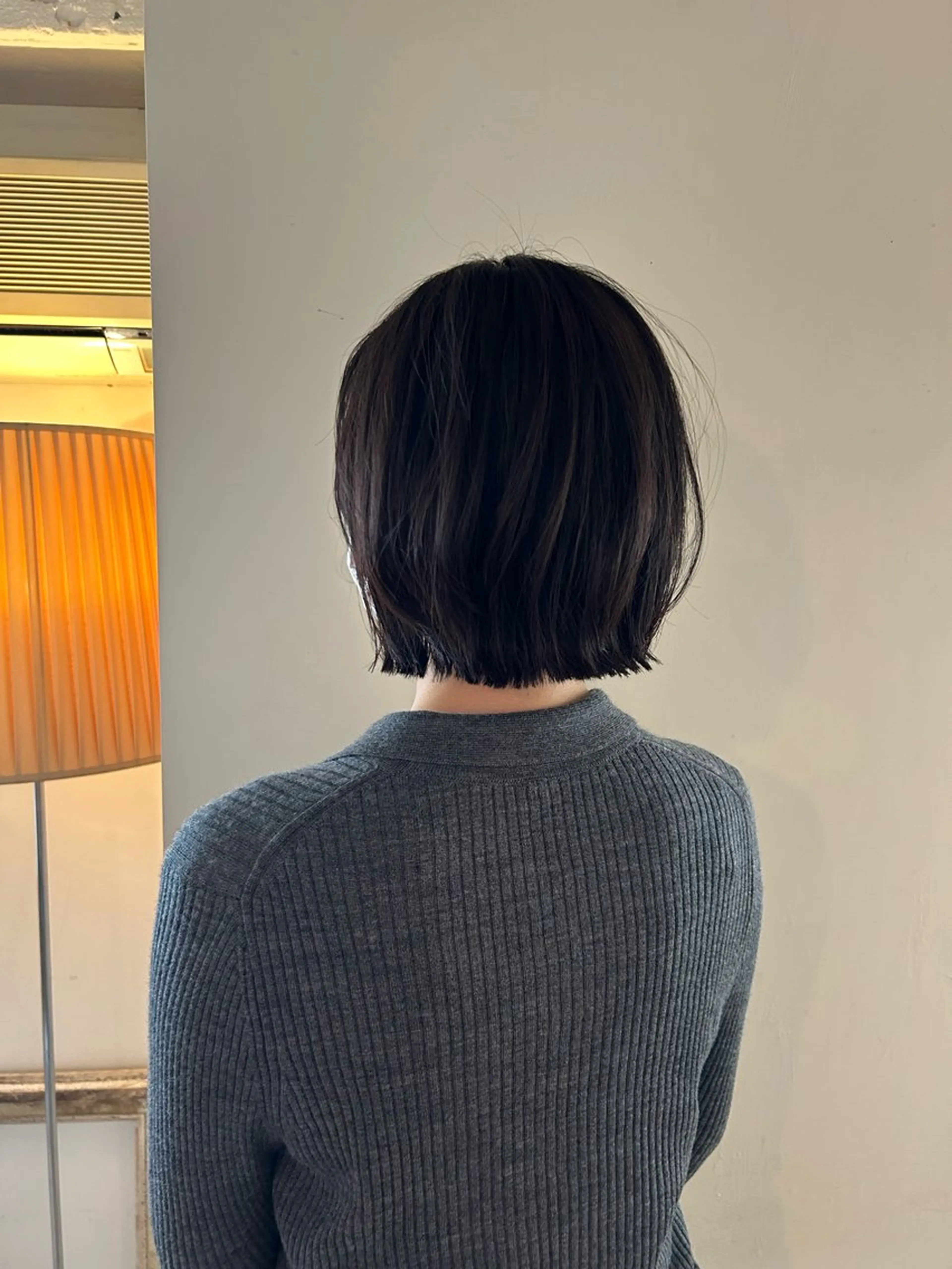 ミディアム ボブレイヤー ボブ レイヤーカット ORe'S　HAIR BE GLaD所属・佐野 愛実のヘアスタイル