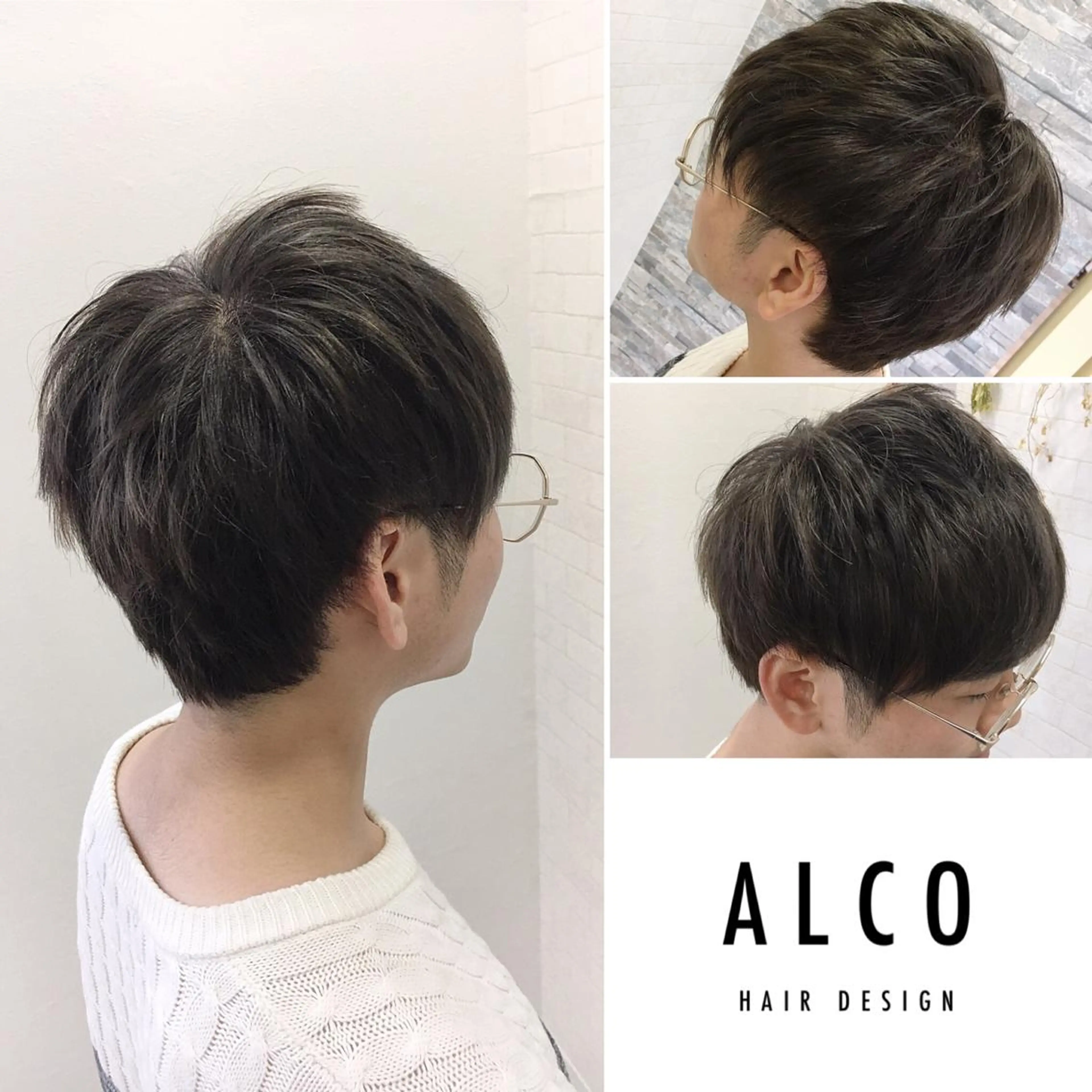 ショート カラー メンズ ワタイショウタ 髪質改善✨アイブロウのヘアスタイル
