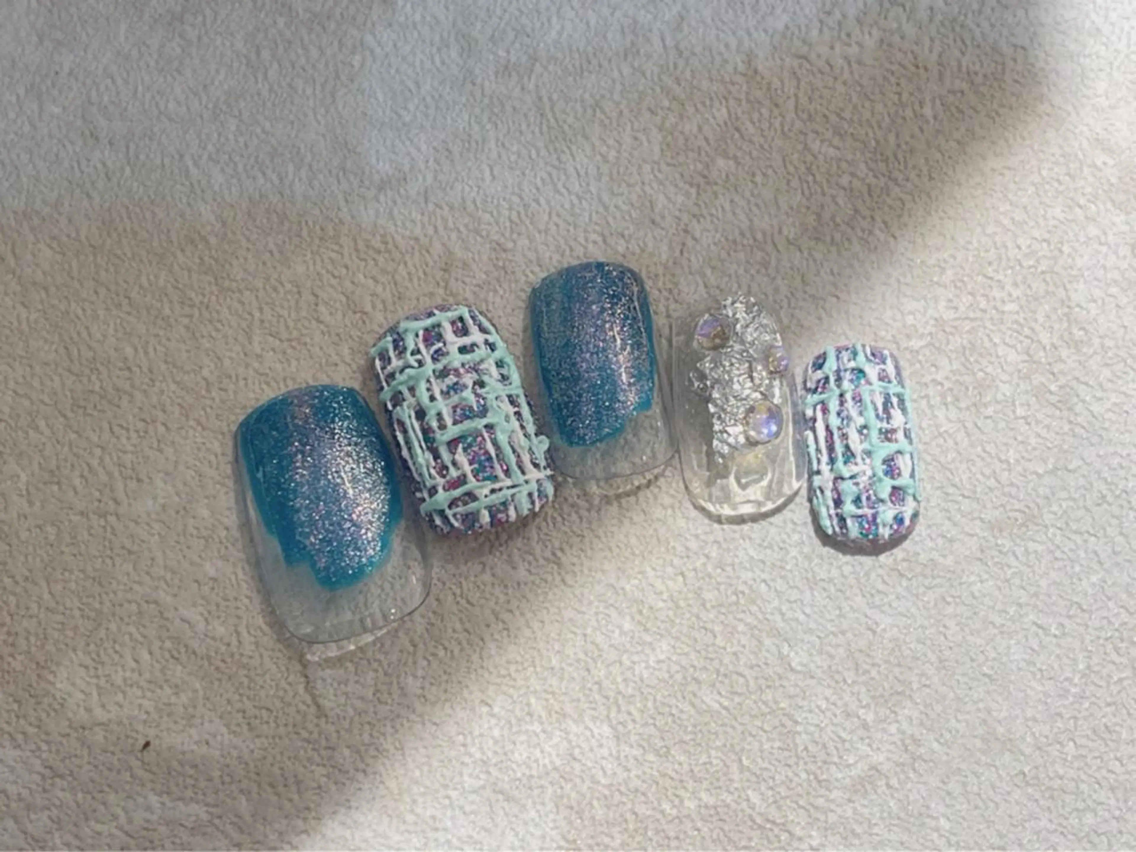 ネイル ツイードネイル ハンドネイル Nail Katoのネイルデザイン