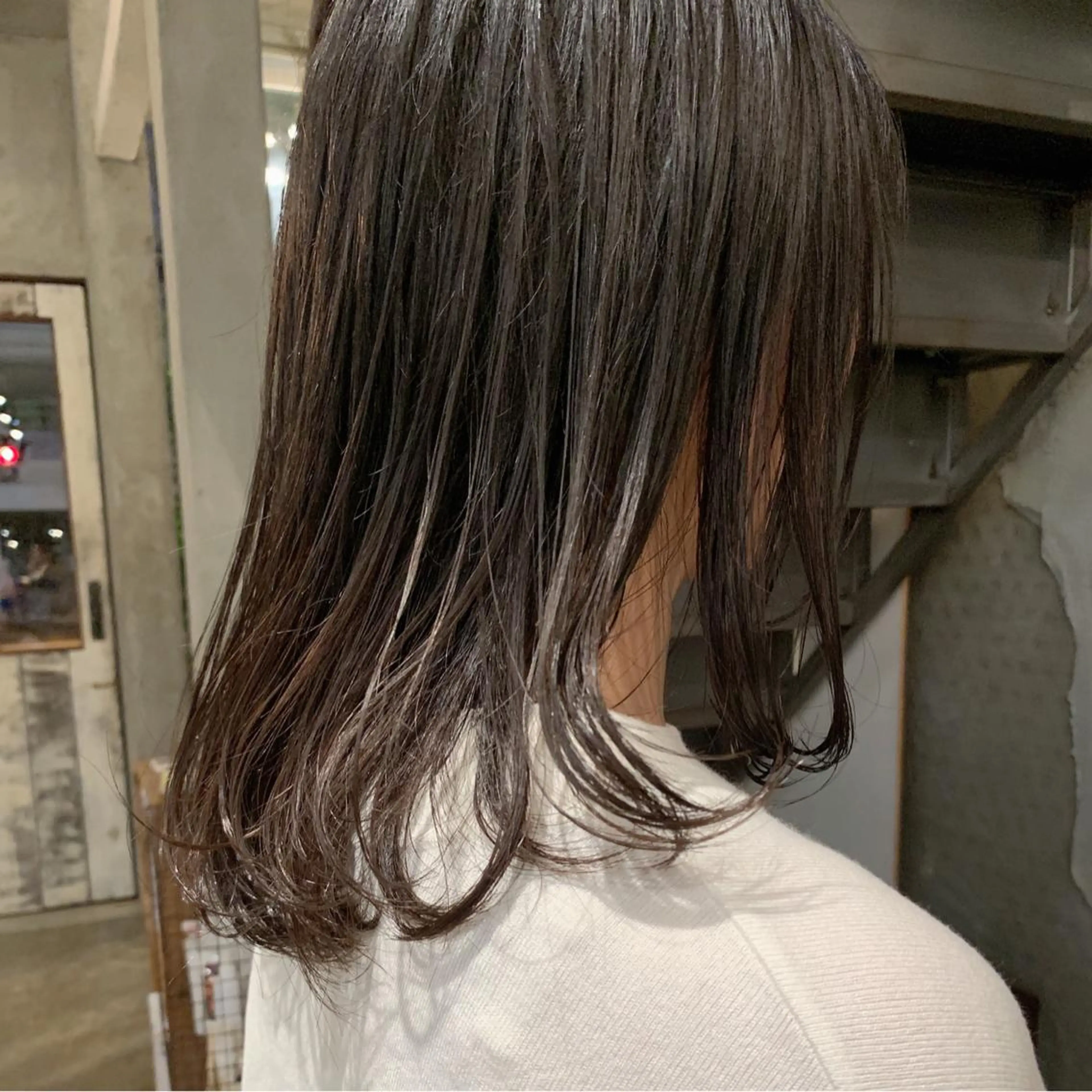 ミディアム カラー グレージュ カーキグレージュ 鎌田卓也/髪質改善 /透明感カラーのヘアスタイル