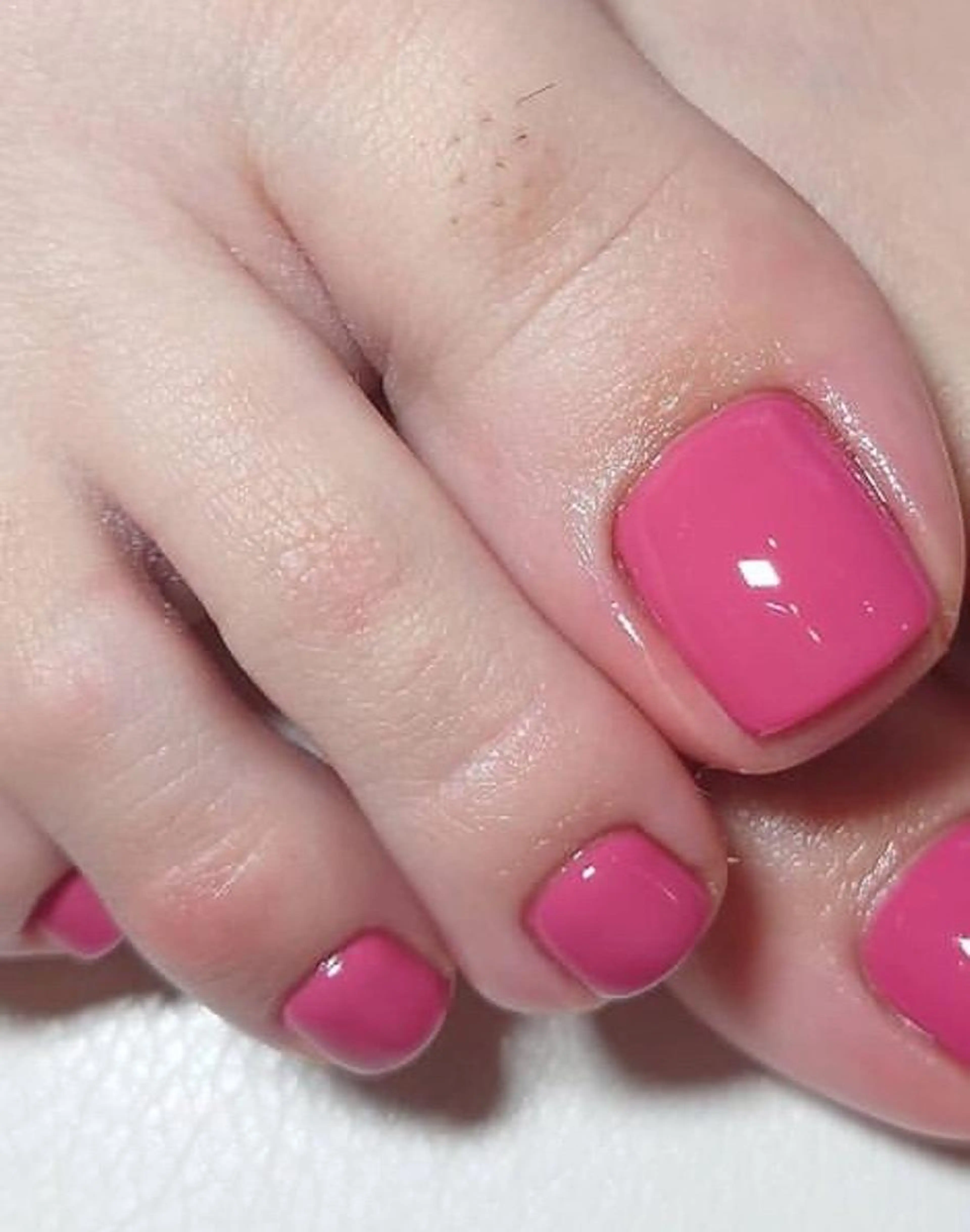 フットネイルワンカラーラメは4980円の写真