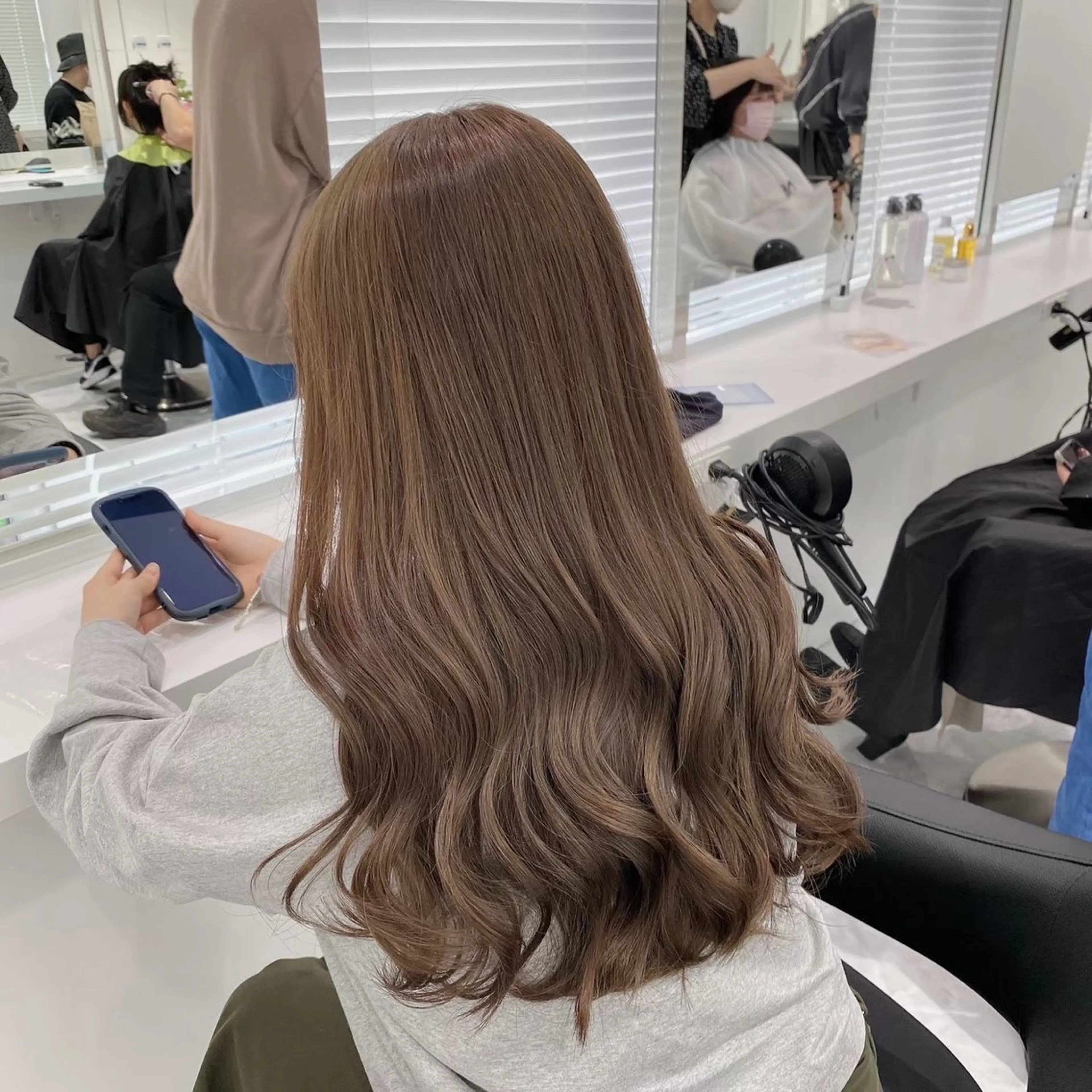 ミディアム 大人っぽ上品🤍韓国 レイヤー🤍ふうがのヘアスタイル