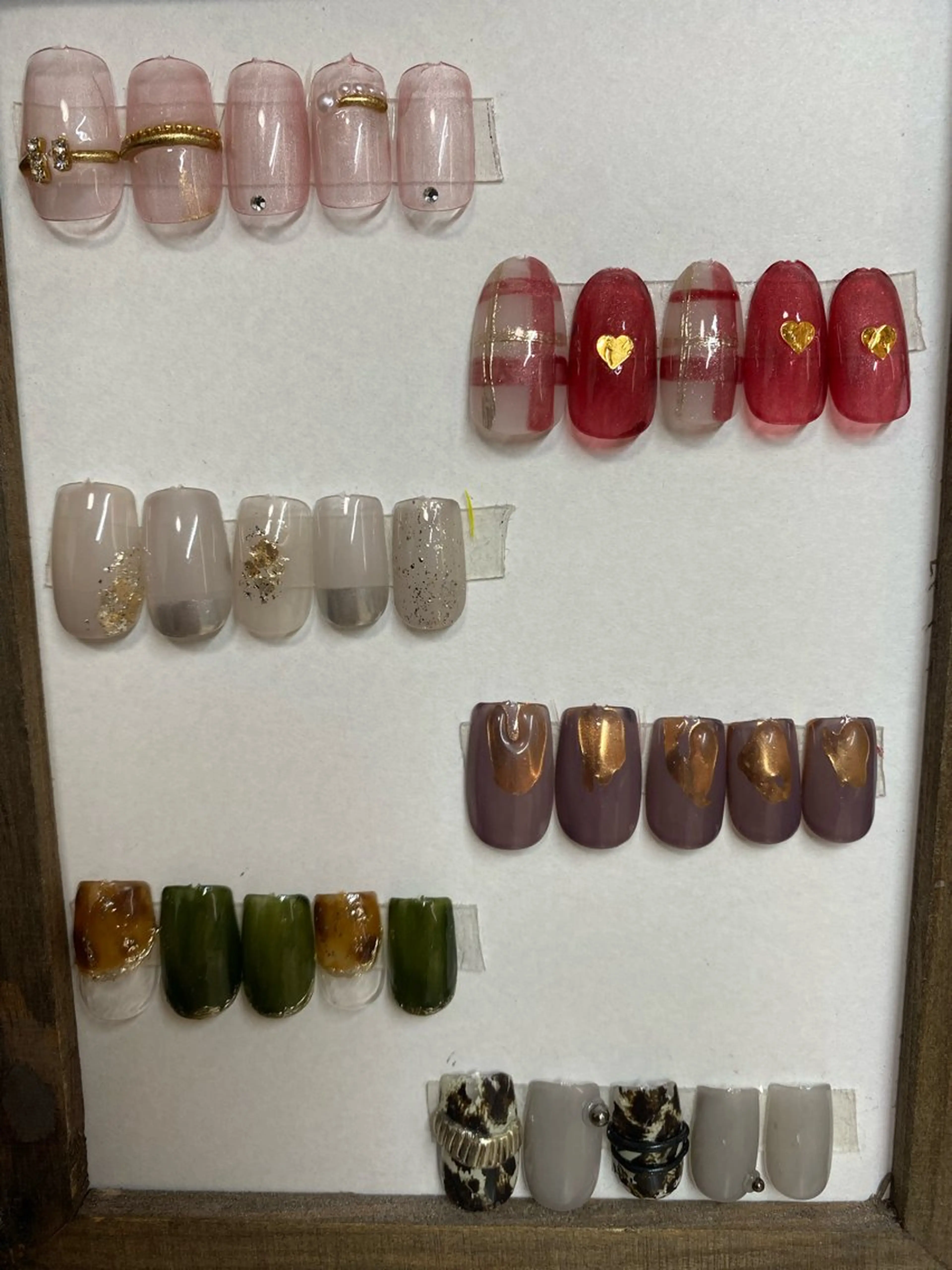サンプルorシンプル4本アート（他店オフ）の写真