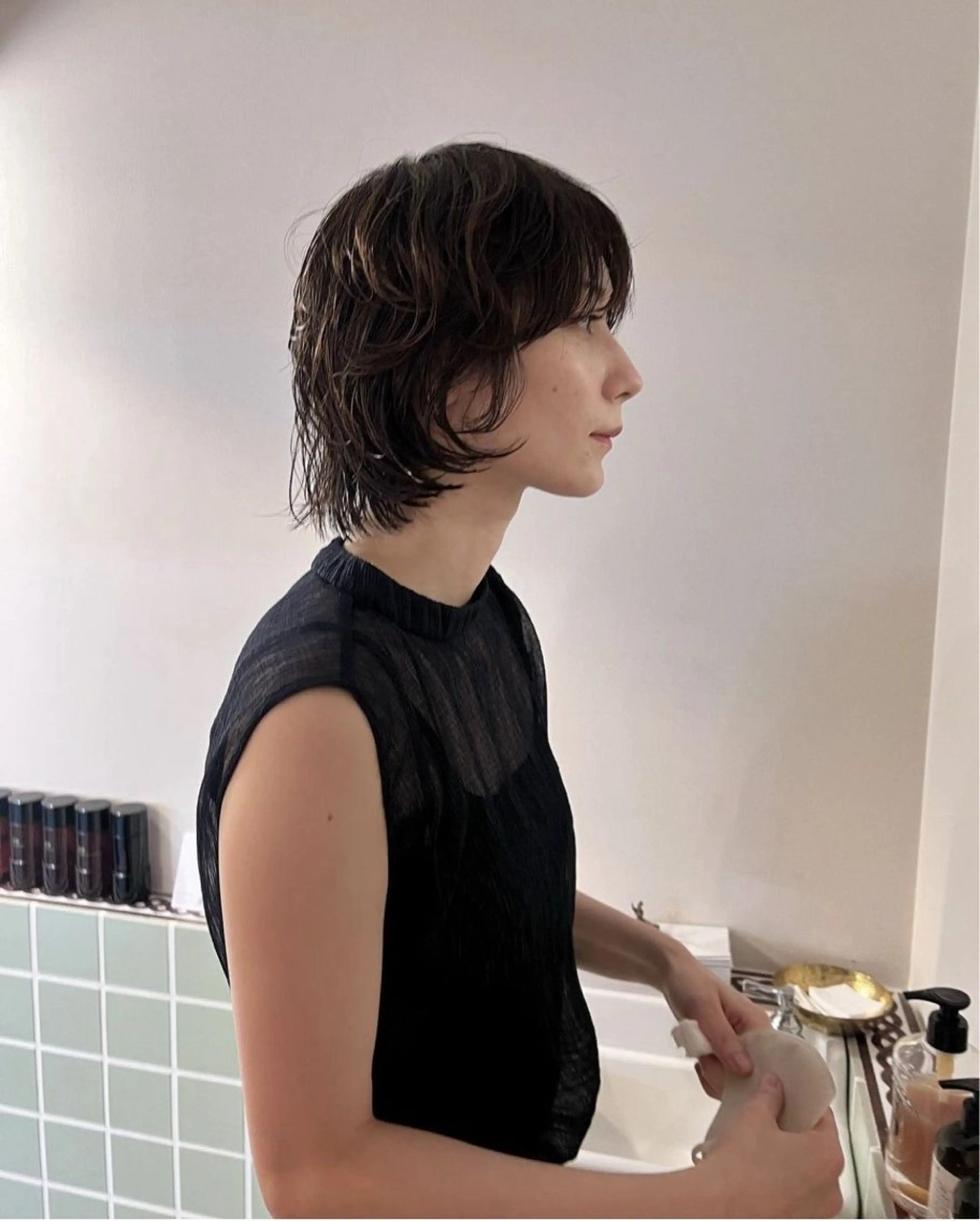 ショート 加藤木麻彩 NEROのヘアスタイル
