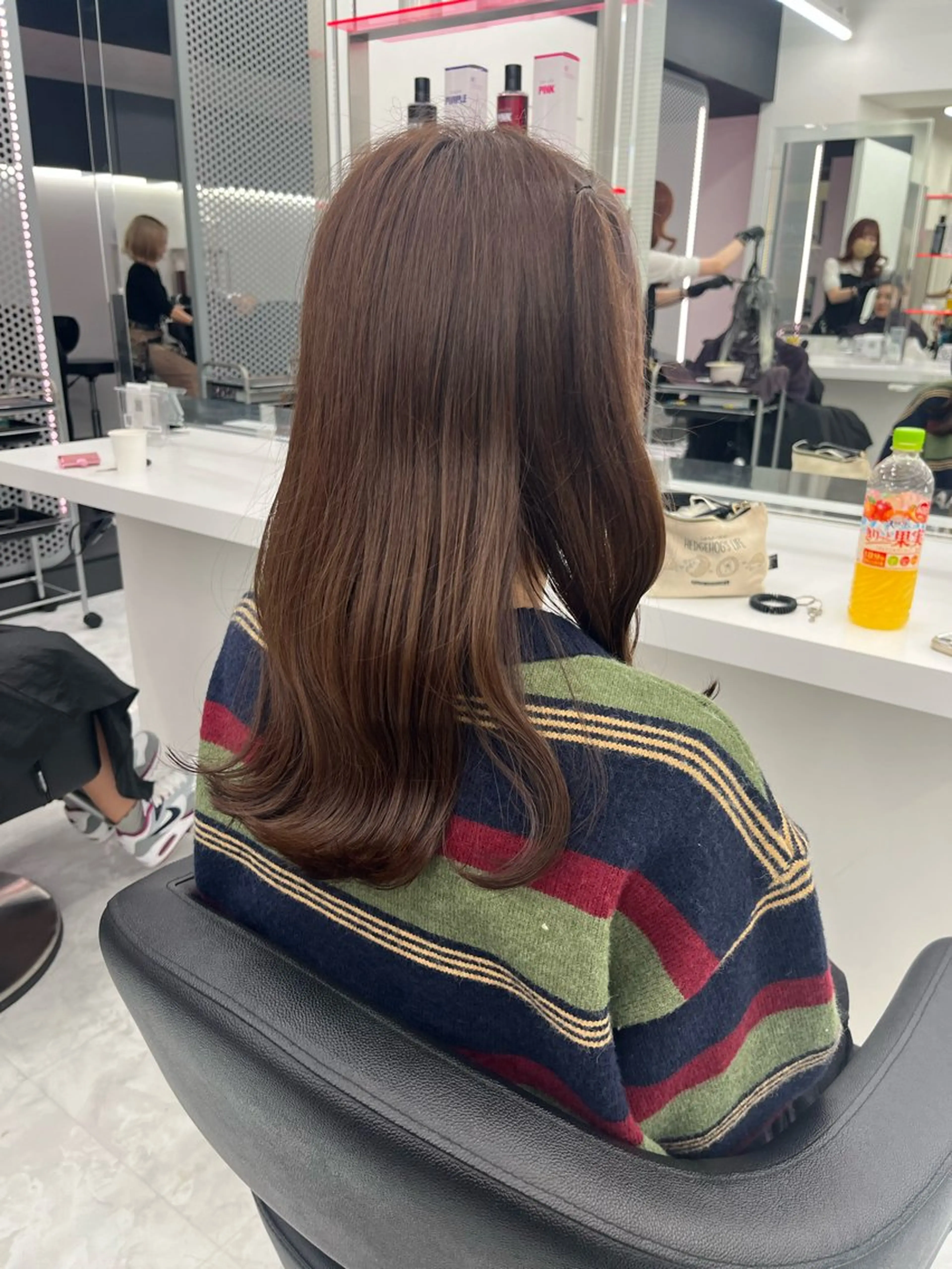 ロング カラー ブラウンカラー ヘアカラー トリートメント 💖トレンド夏 カラー💖FUTAのヘアスタイル