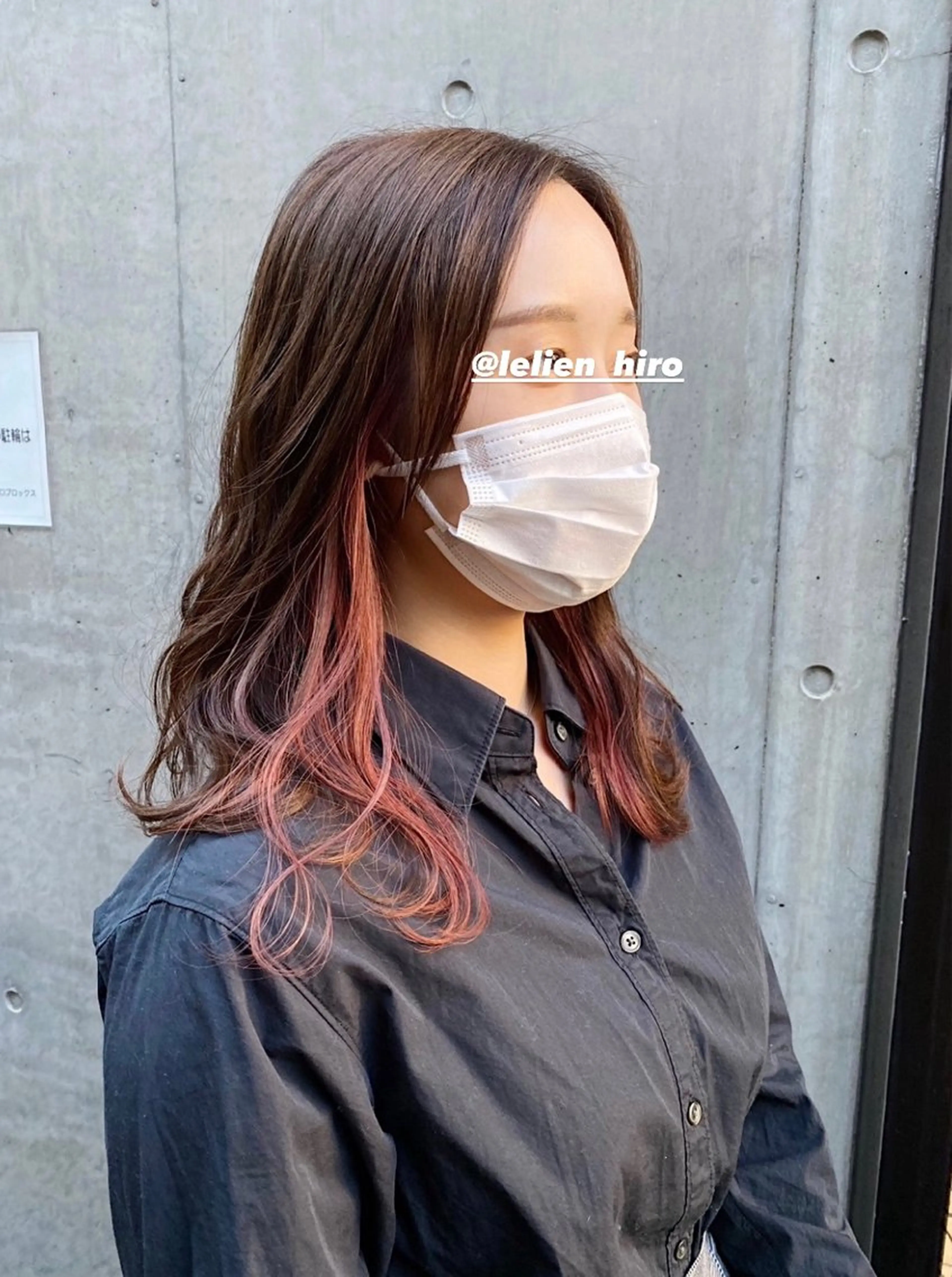 セミロング 艶カラー/ 縮毛矯正 /   タキダのヘアスタイル