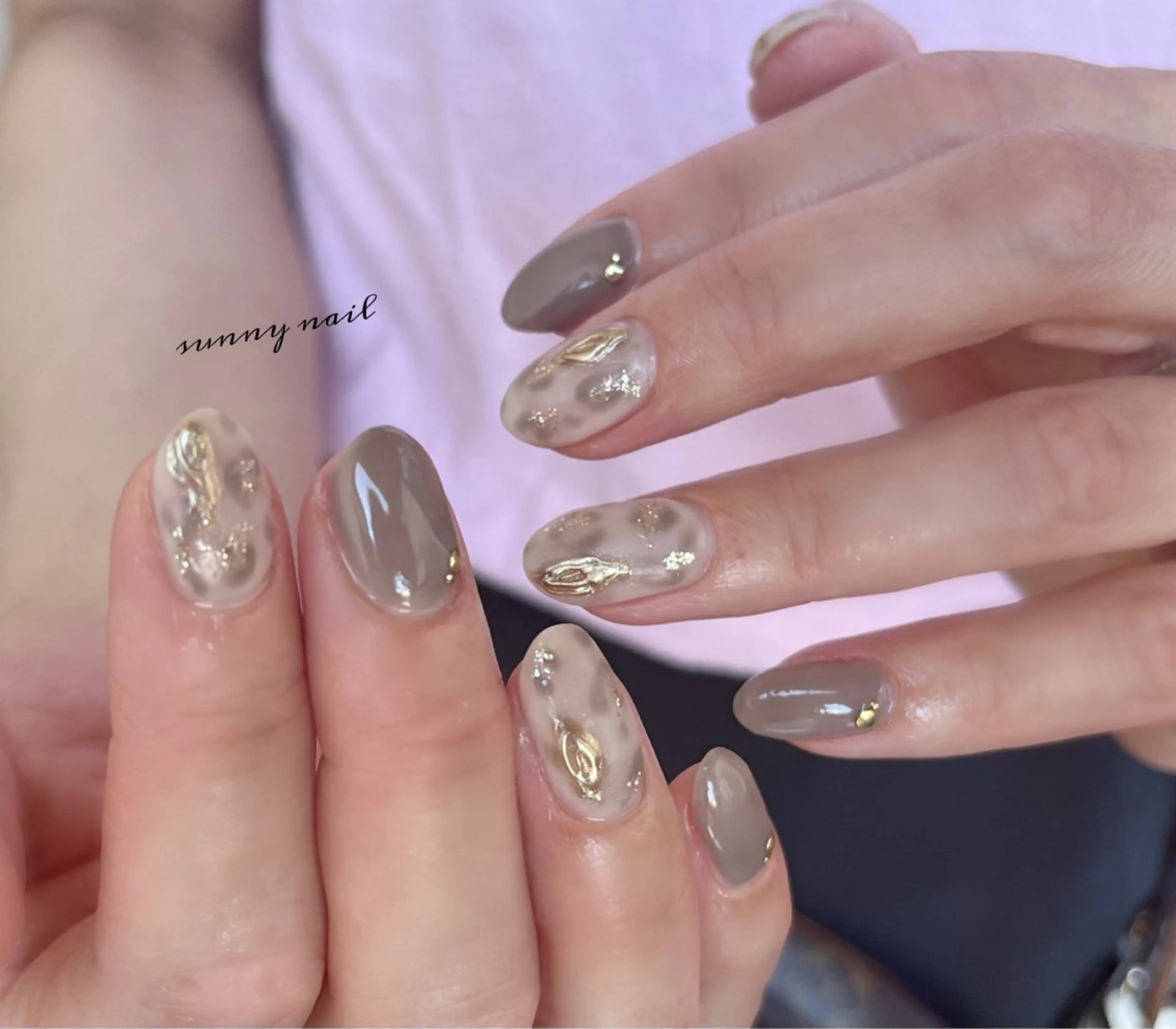 ネイル アニマル柄 sunny nailのネイルデザイン