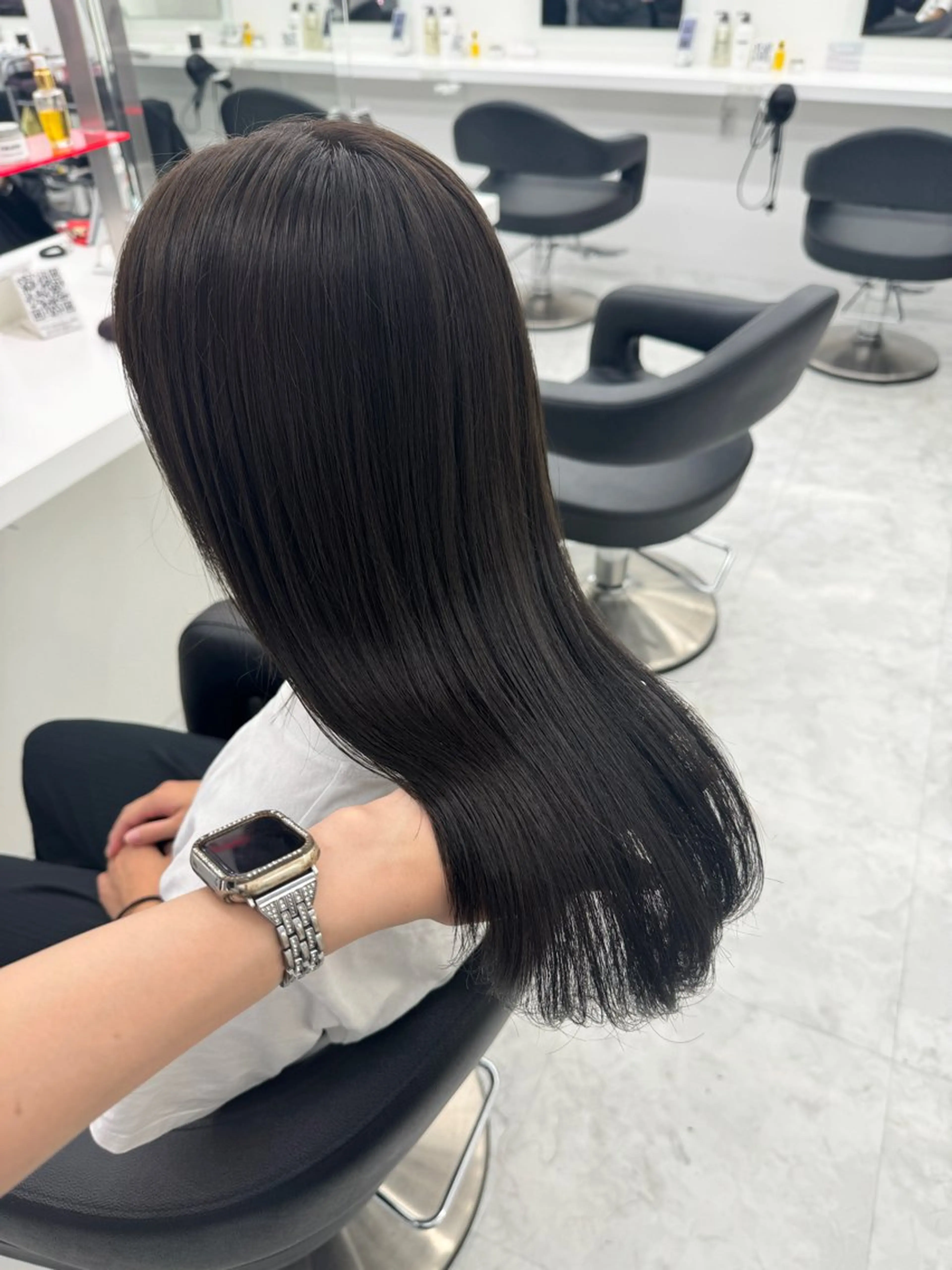 ロング カラー ヘアカラー トリートメント ヘッドスパ ヘアセット 💖透明感カラー＆暗 髪専門💖Akariのヘアスタイル