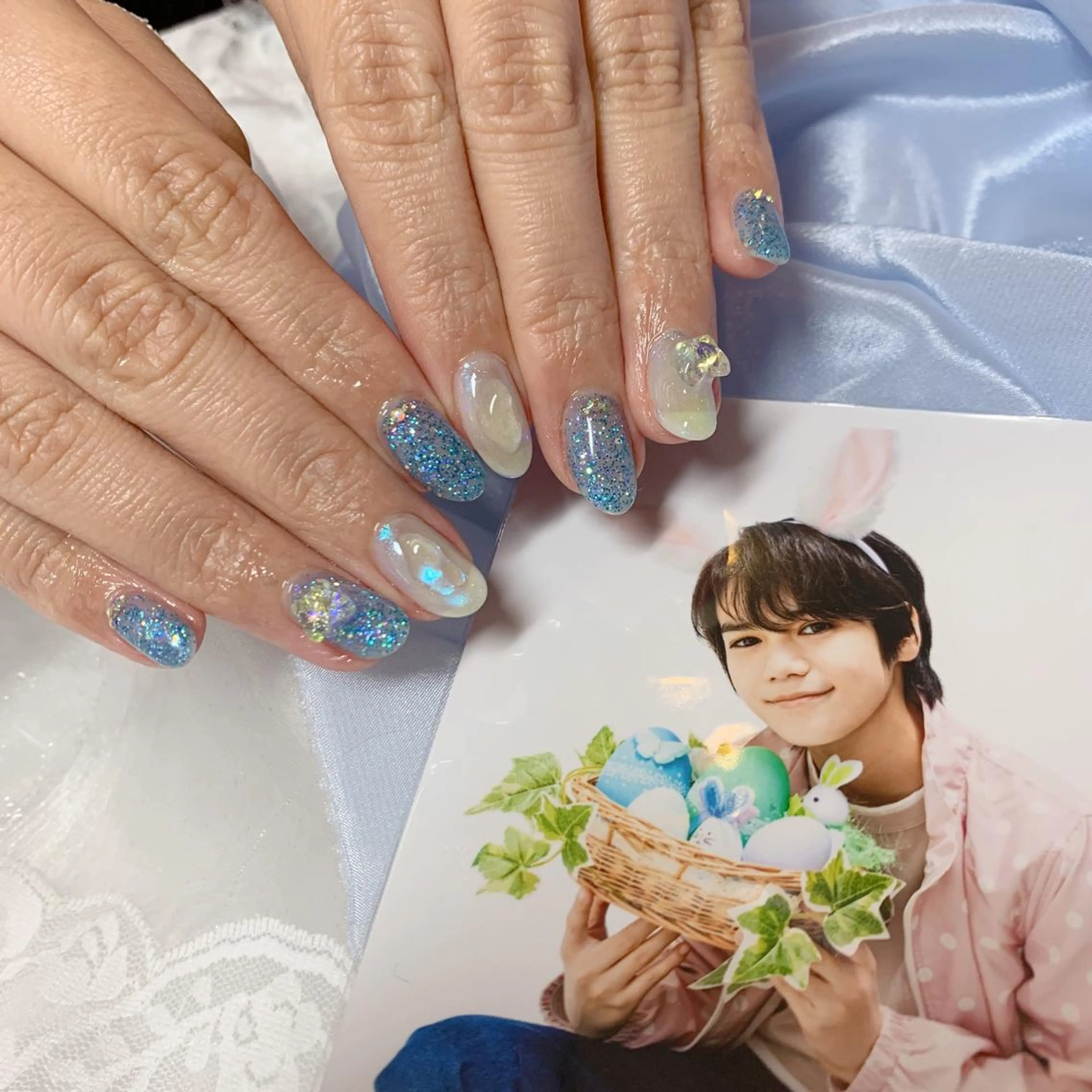 ネイル ハンドネイル La neige* yuki 🥯🍑のネイルデザイン