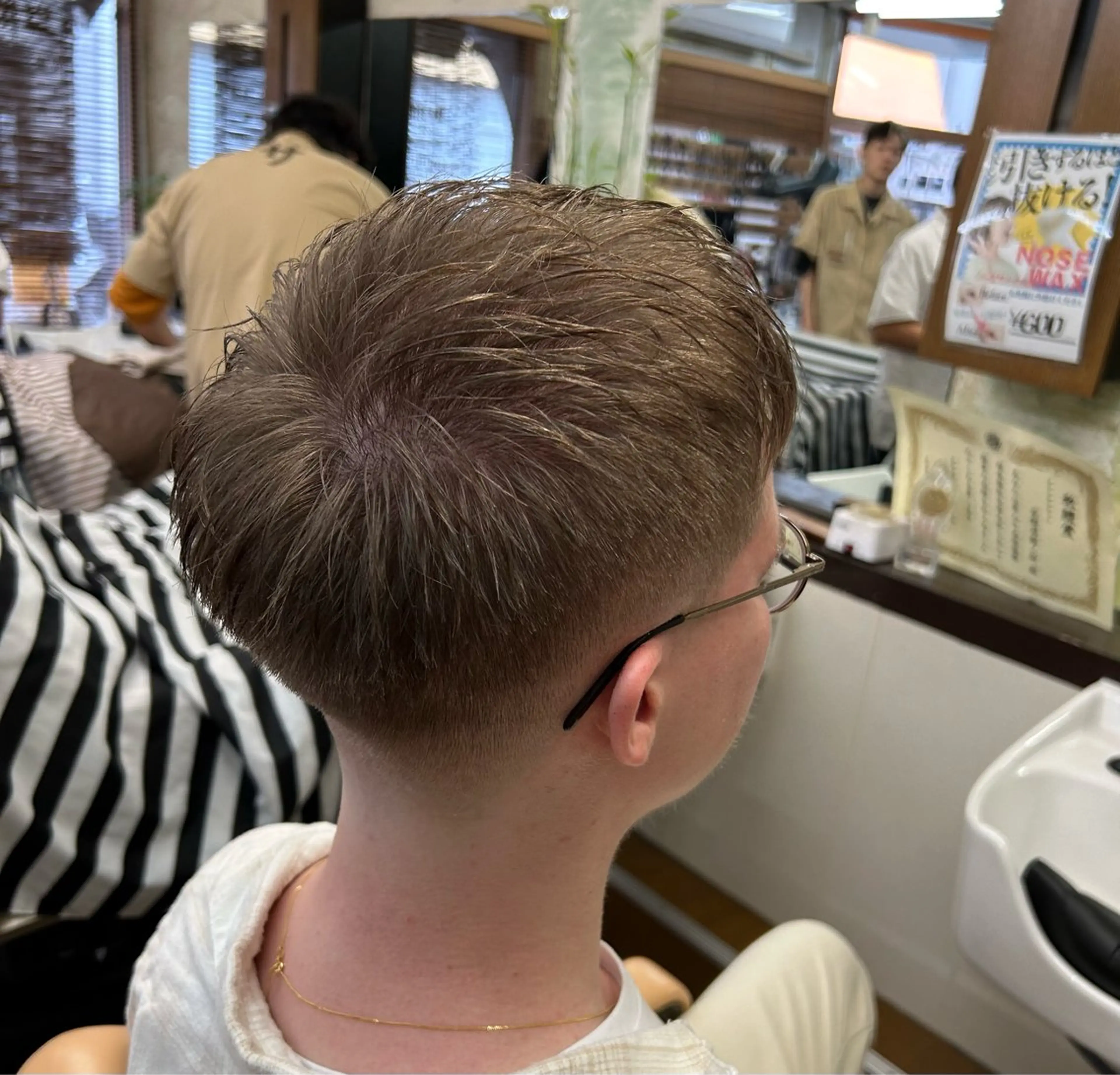 ショート メンズ メンズショート ショートヘア 新宿メンズカット✂︎ 能戸蒼生💈のヘアスタイル