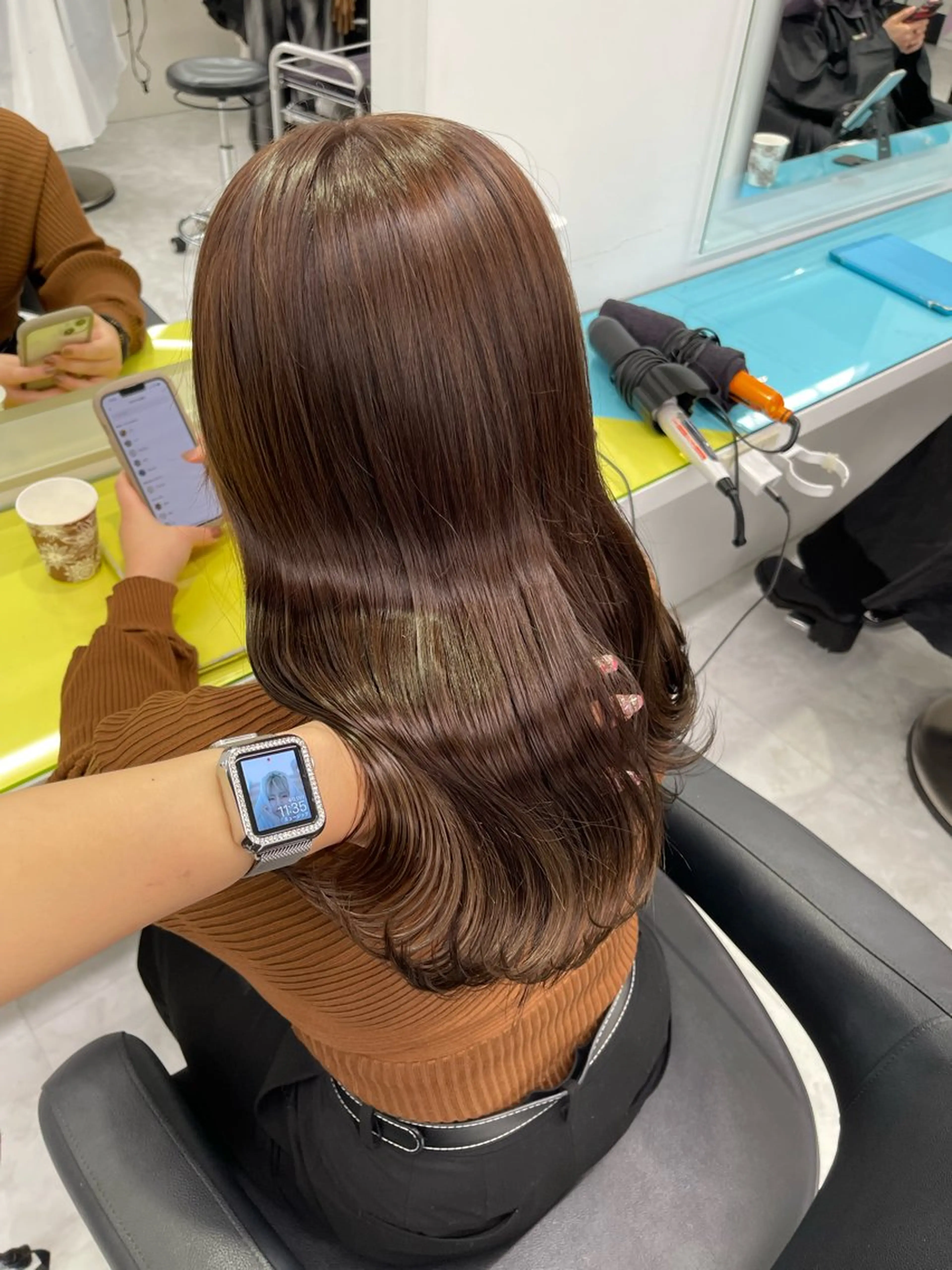 ロング Miwa🤍ダメージ レスカラー特化🦢のヘアスタイル