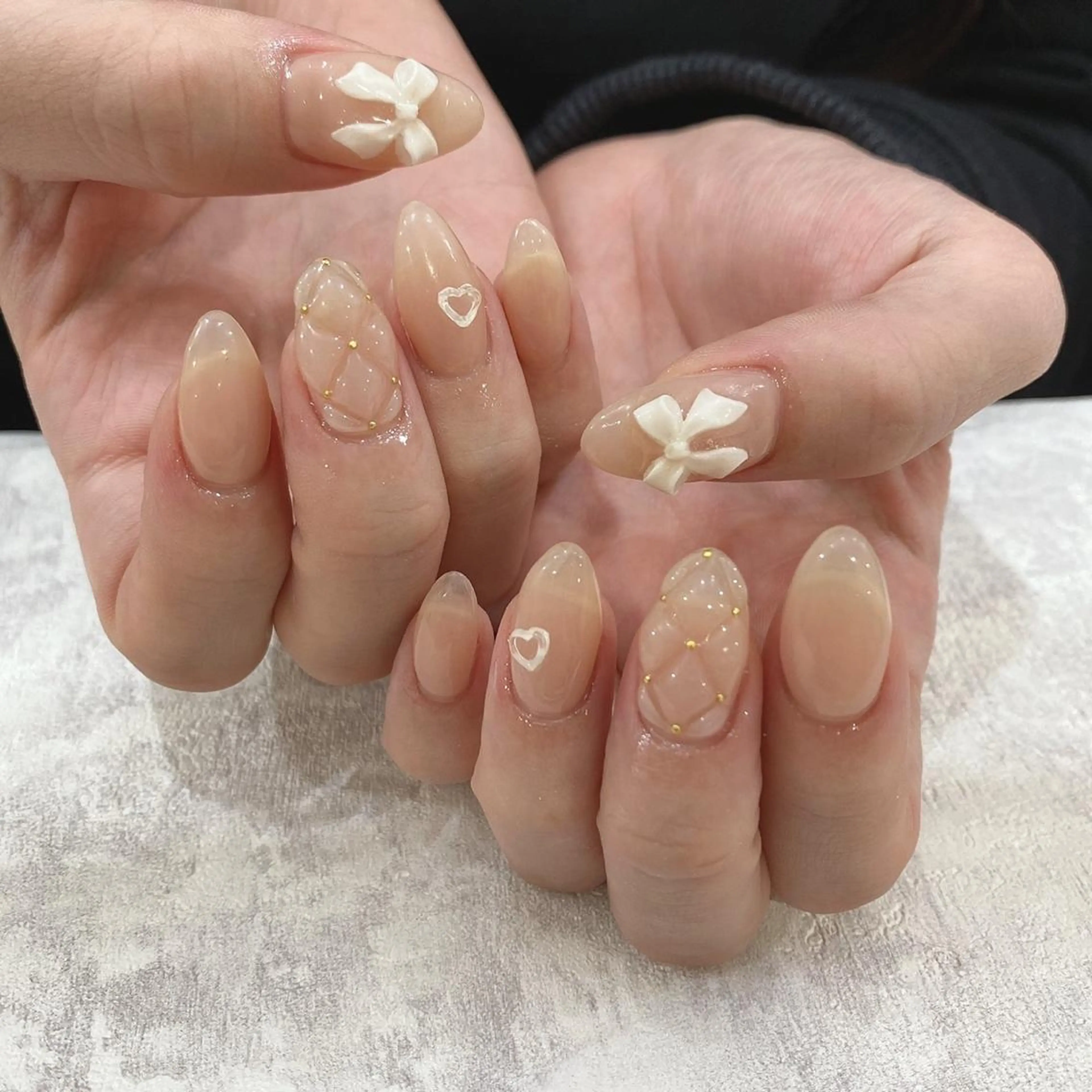 ミディアム ネイル cho nailのネイルデザイン