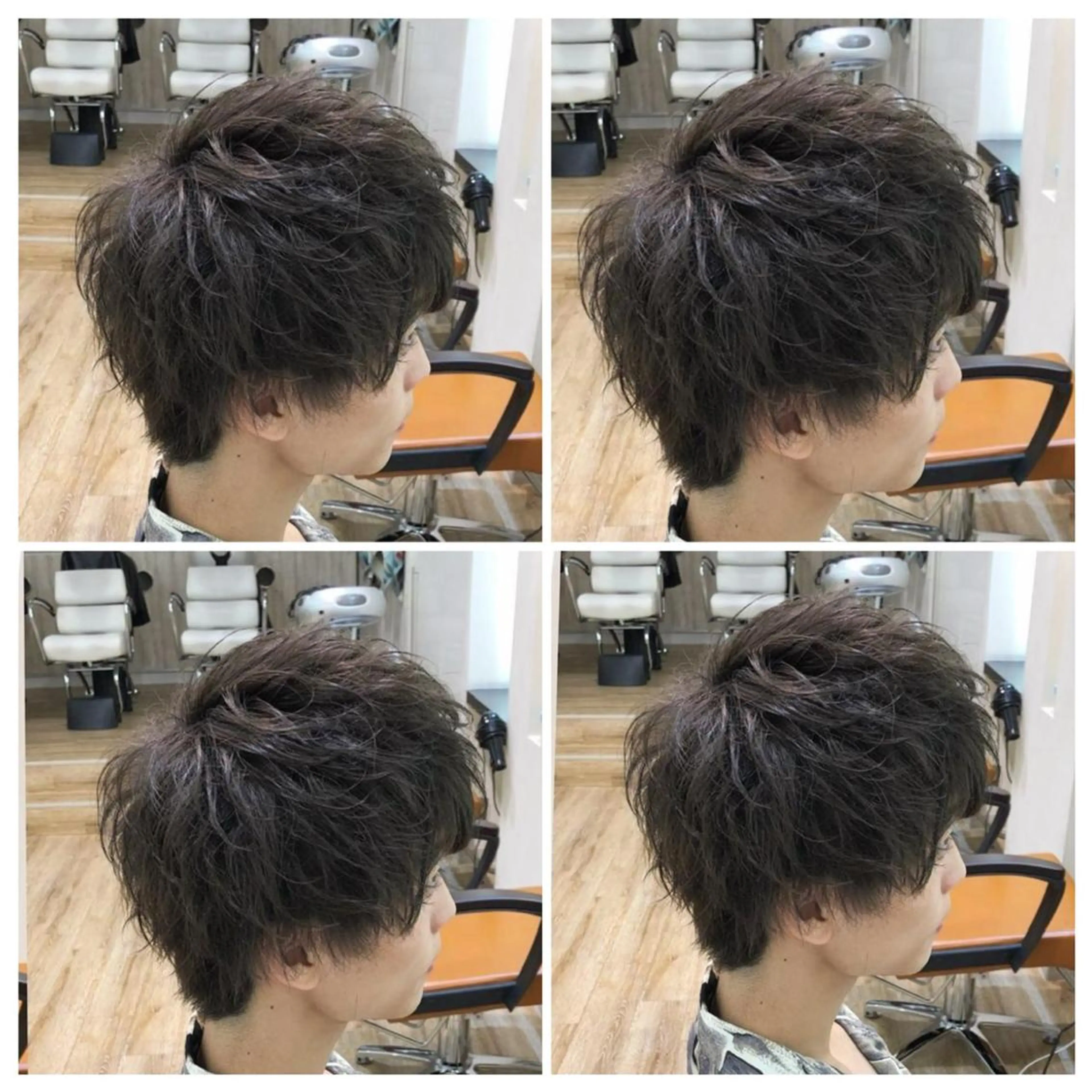メンズ カット ヘアセット 👑メンズパーマの 天才店長望月👑のヘアスタイル