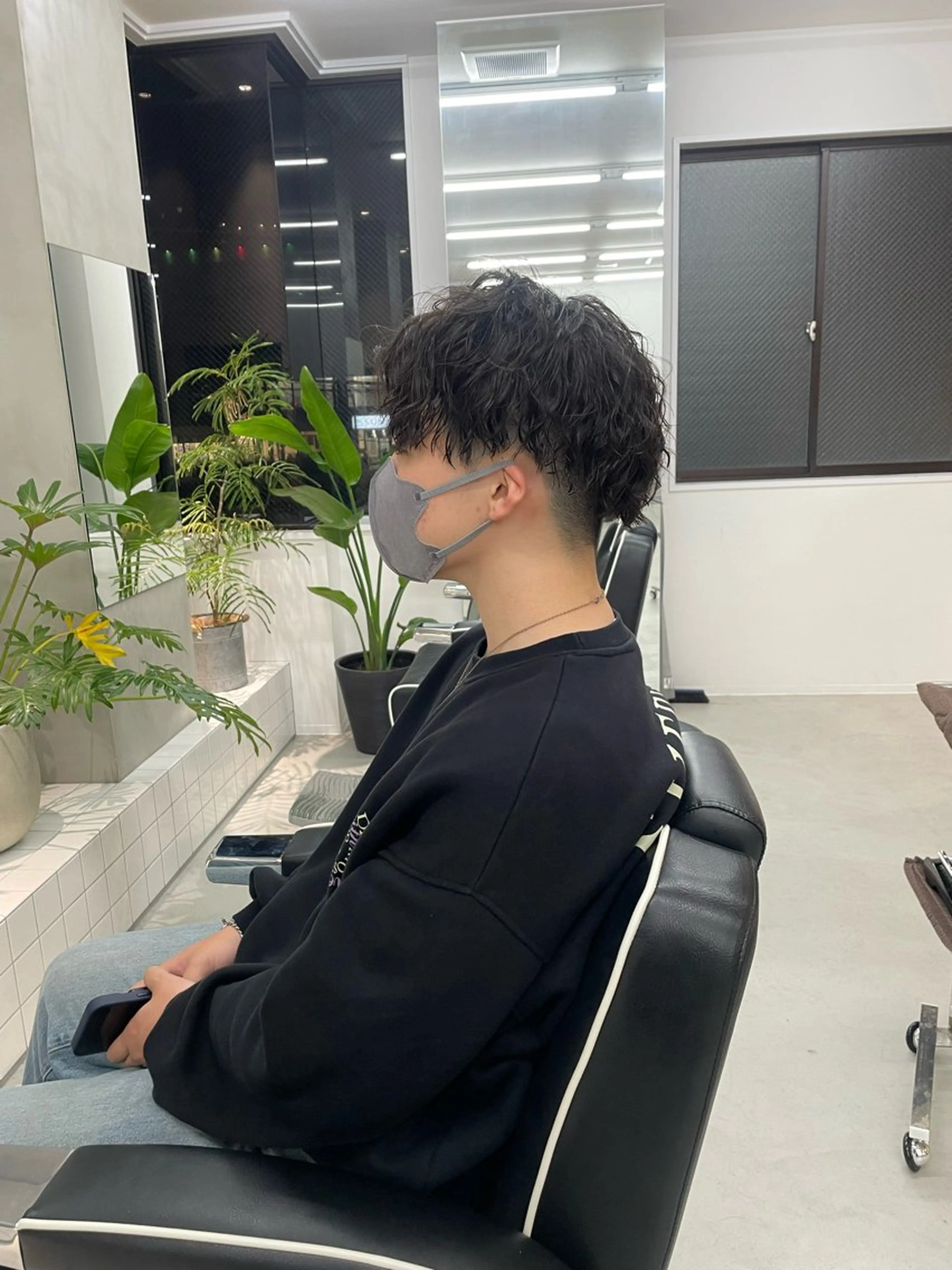 ショート メンズ メンズパーマ 髙田 聖弥のヘアスタイル