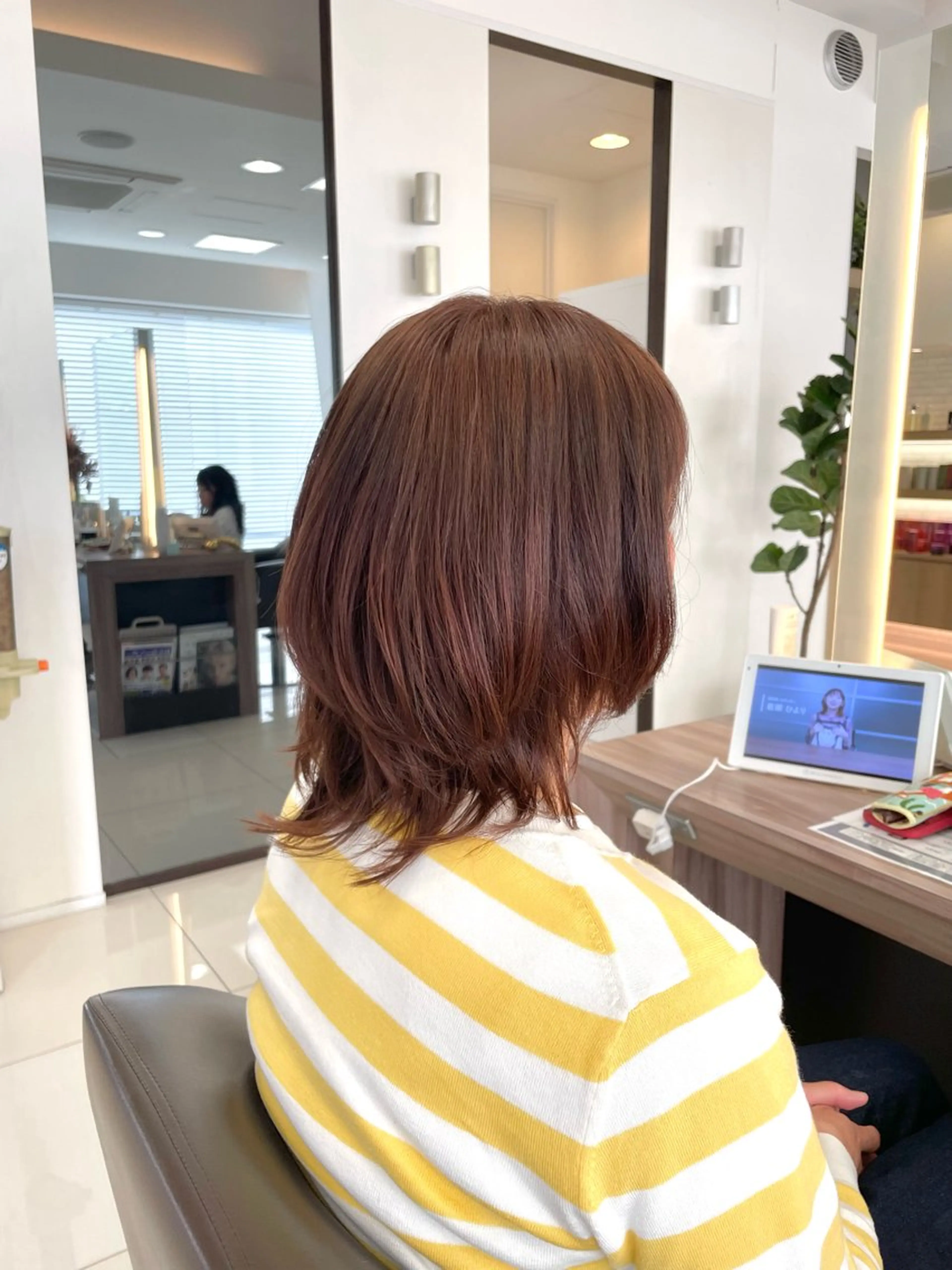 ミディアム カラー 艶カラー/ 鎌倉　アズサのヘアスタイル