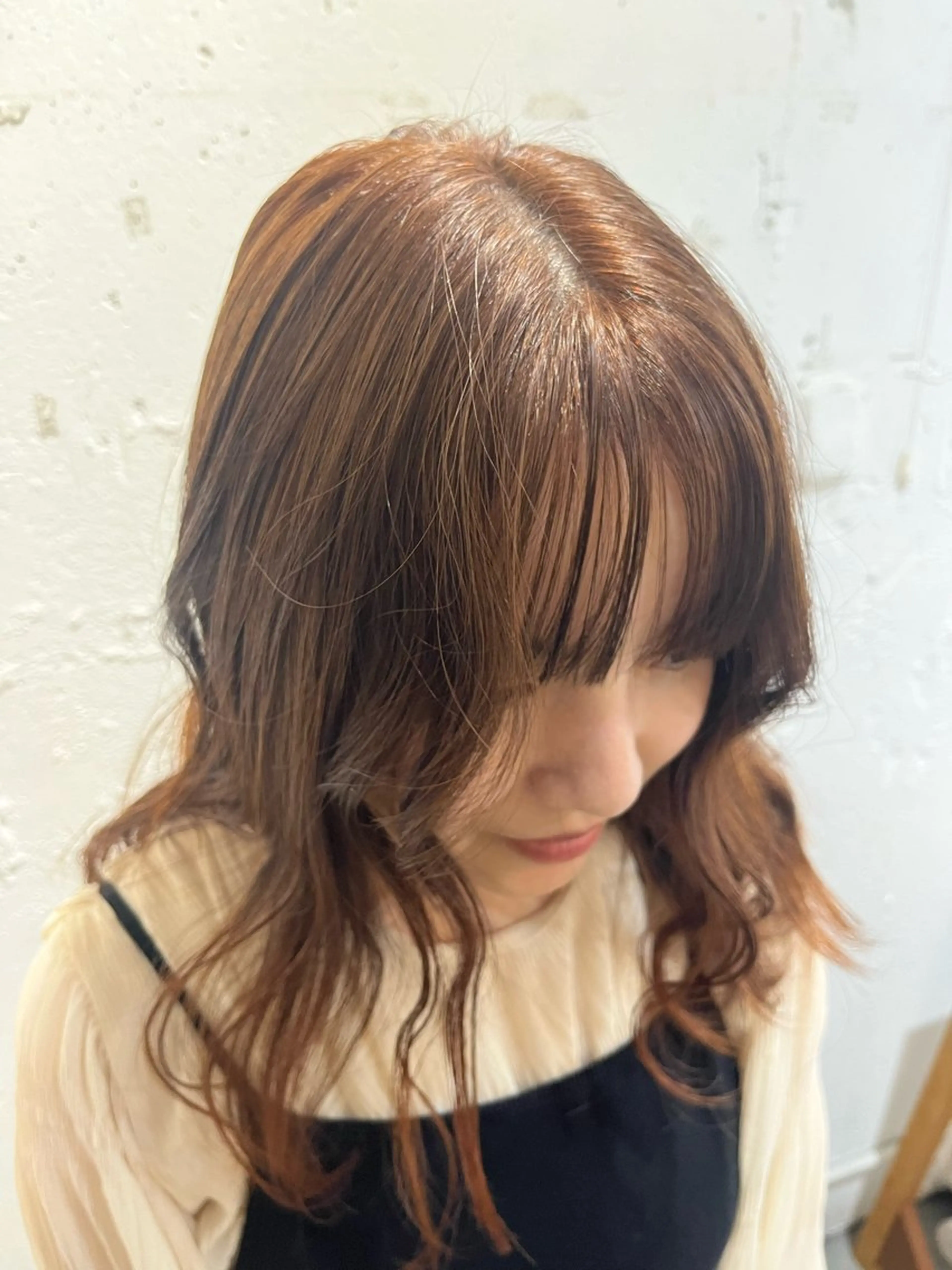 ロング カラー パーマ ヘアアレンジ メンズ キッズ ✴︎UNU ✴︎モエカのヘアスタイル