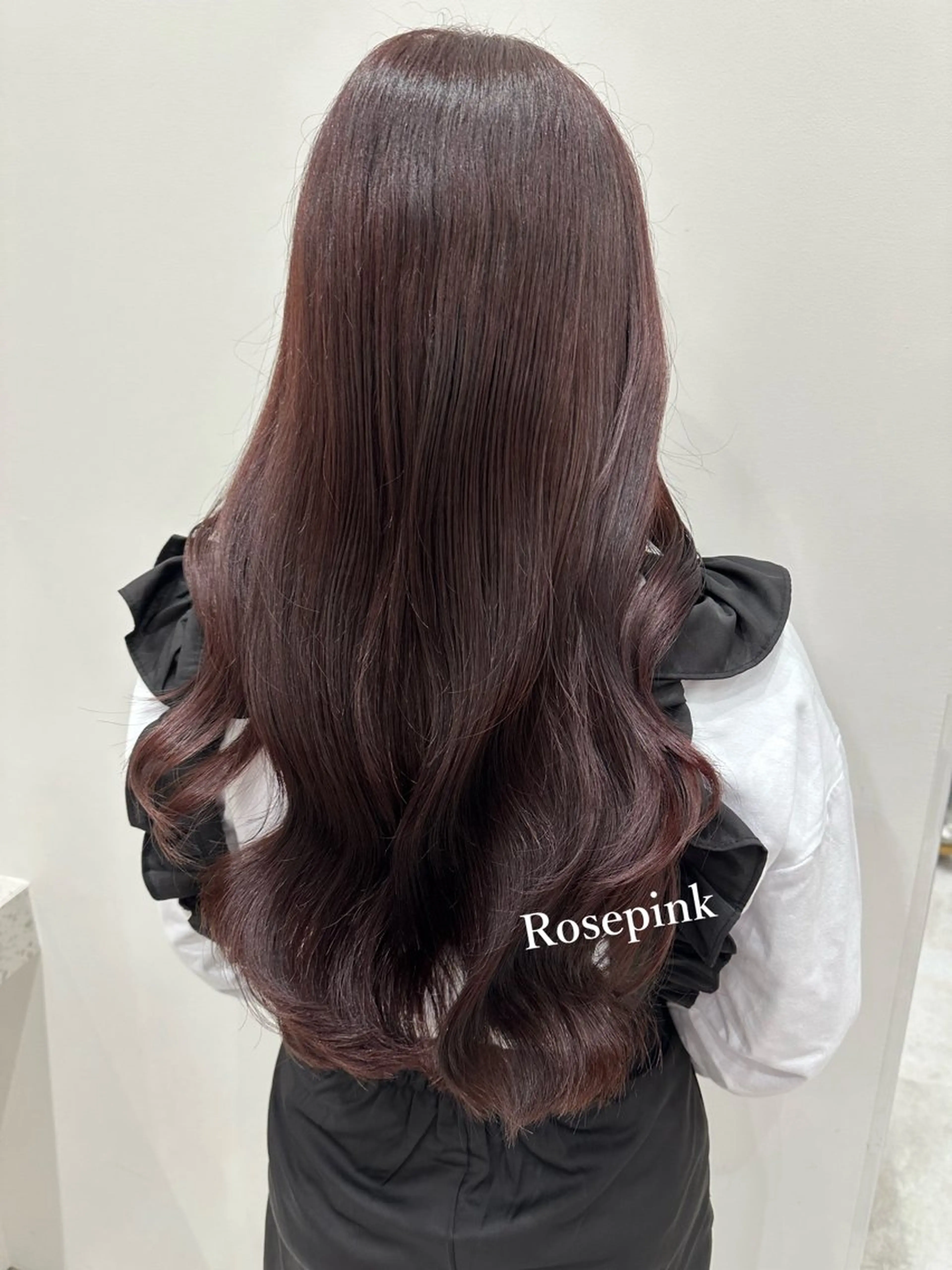 ロング カラー 🍓韓国ヘア レイヤ ーカット🍓笠原 葵のヘアスタイル