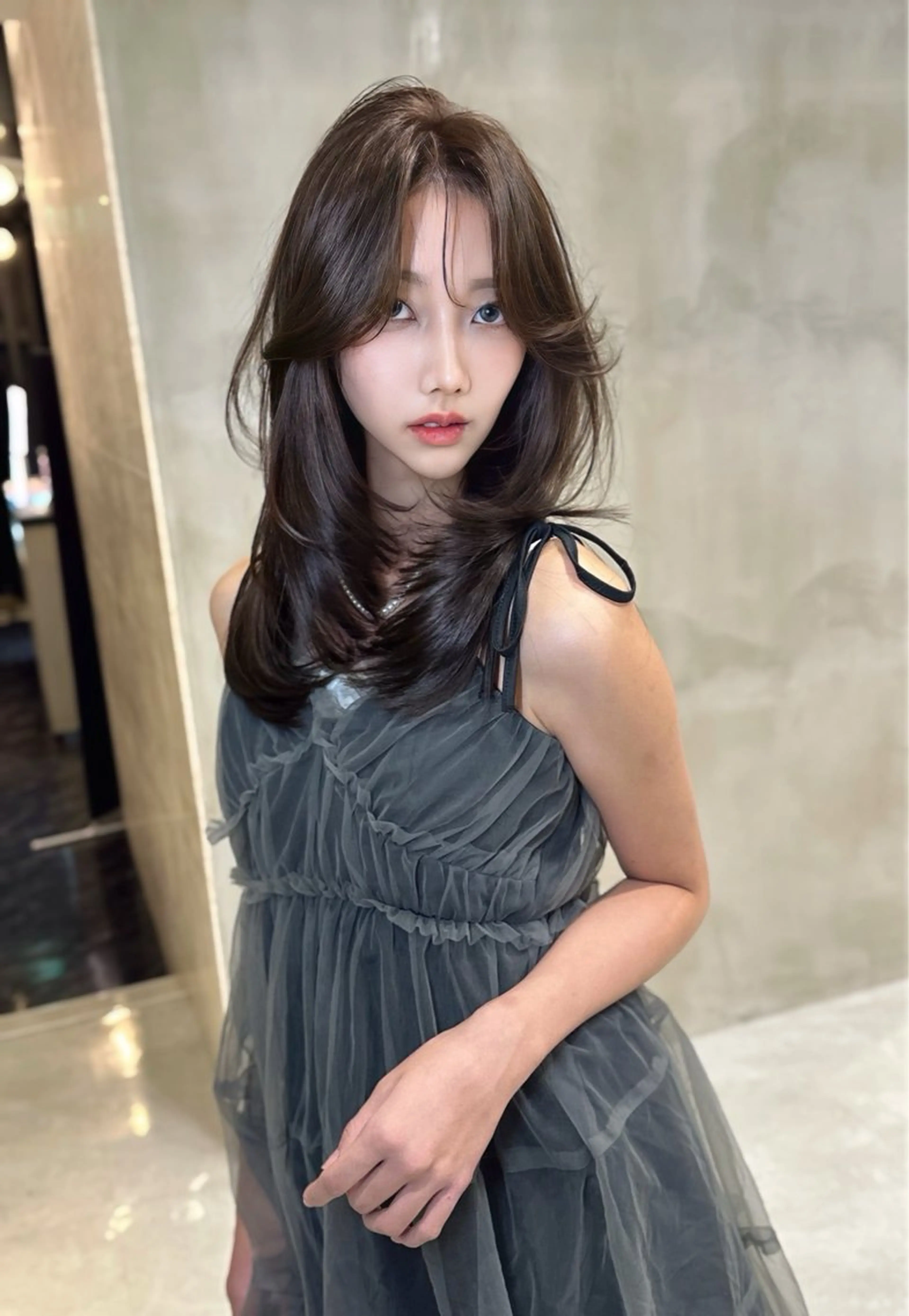 ロング カラー カット ヘアカラー トリートメント 中韓🇨🇳🇰🇷 🤍TAKAHIROのヘアスタイル