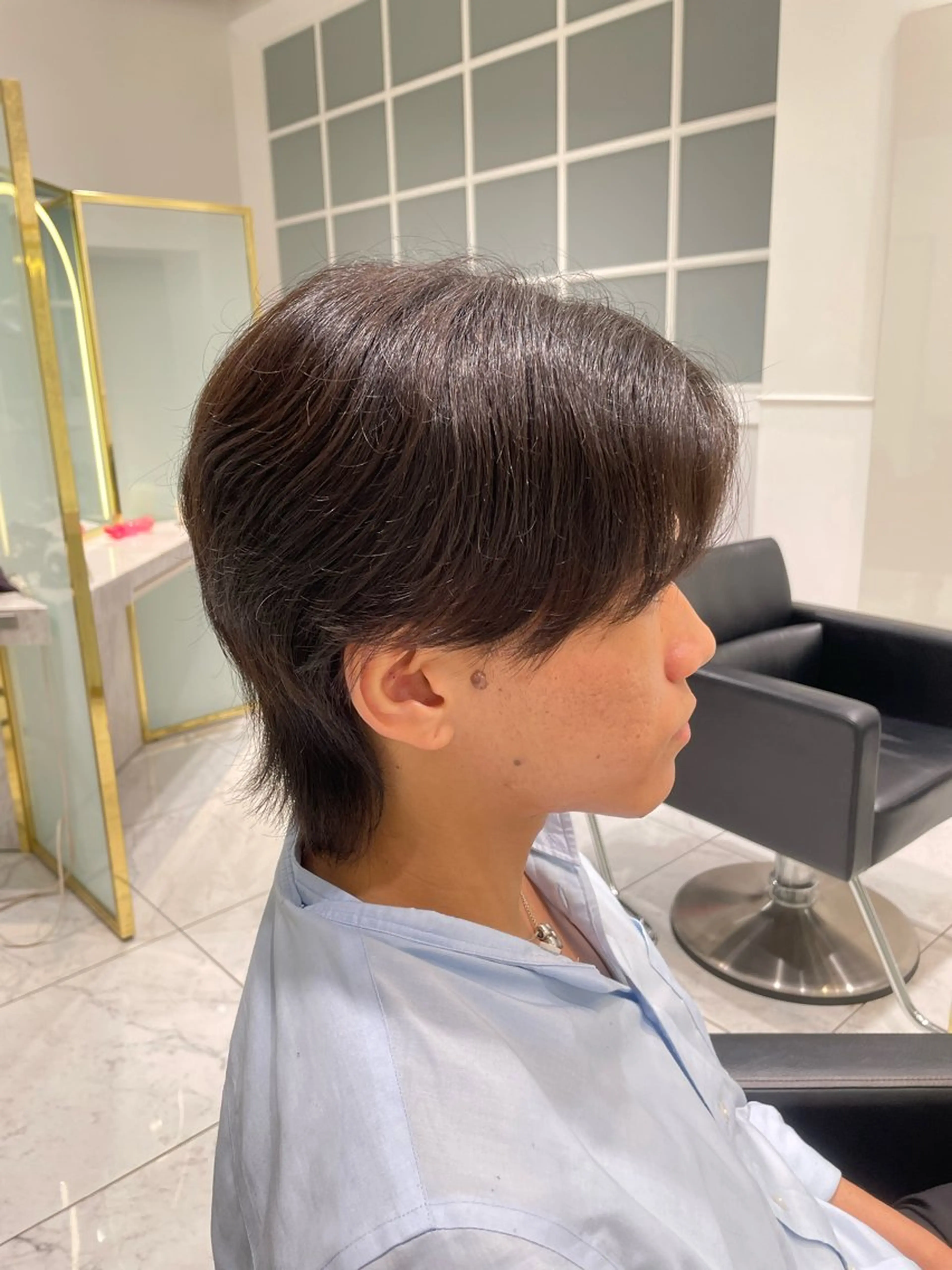 ショート パーマ メンズ メンズパーマ 六本木美容室白金店所属・塚田 将輝のヘアスタイル