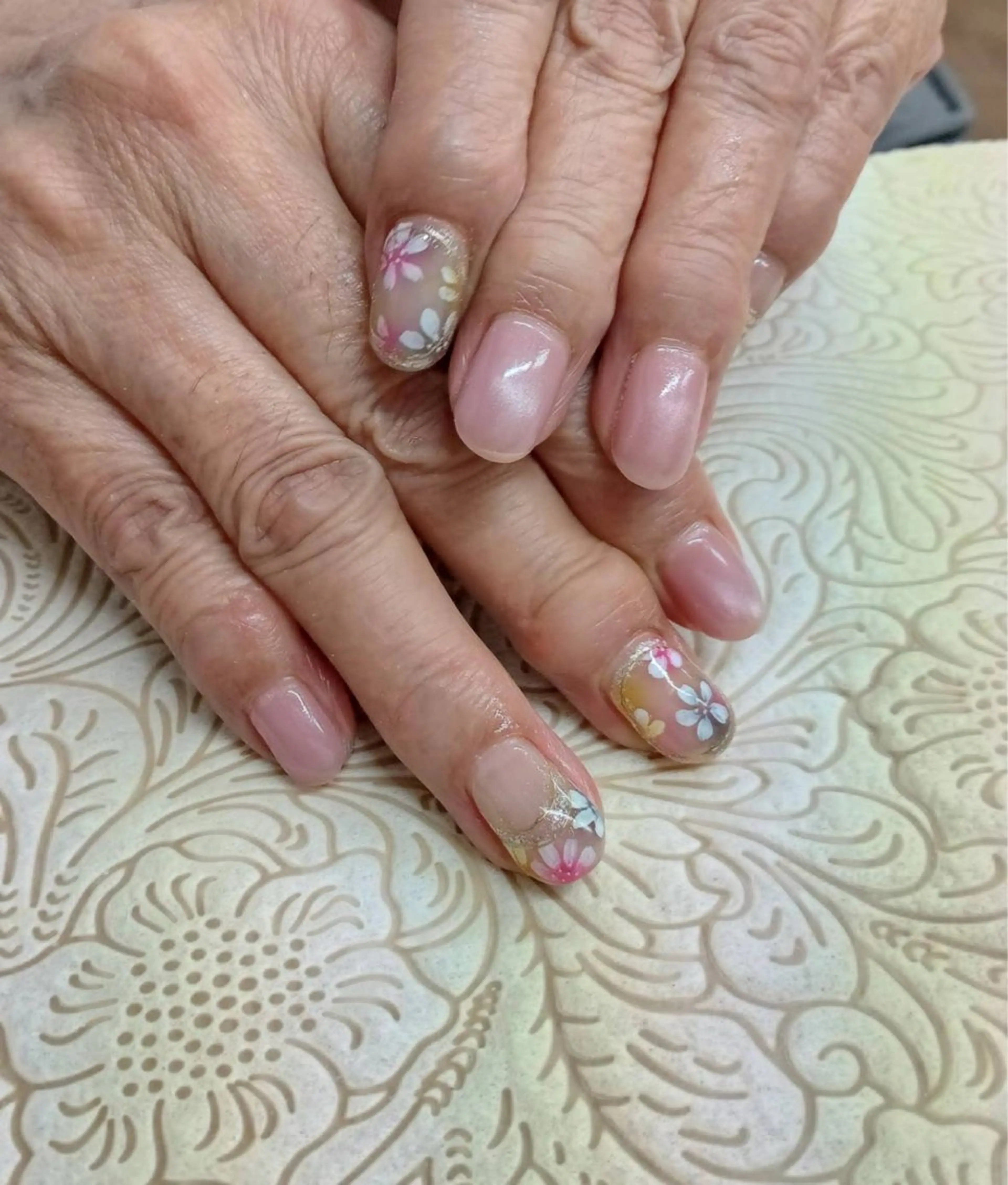 ネイル フラワーネイル precious nail room所属・precious nail roomのネイルデザイン