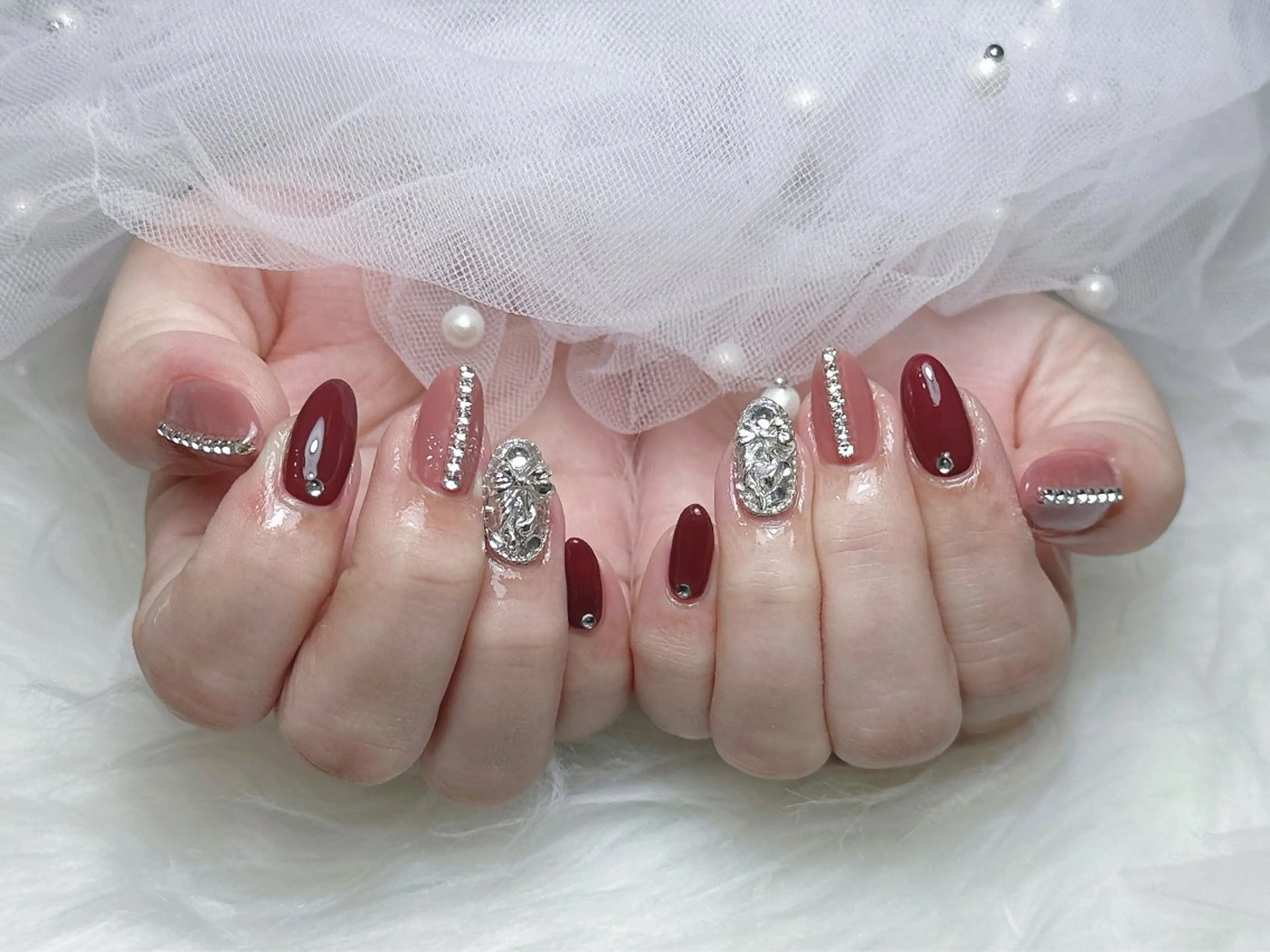 ネイル ハンドネイル 【Eclat ｴｸﾗ】nail＆beauty所属・Eclat〔ｴｸﾗ〕 MOEKA𝜗𝜚*のネイルデザイン