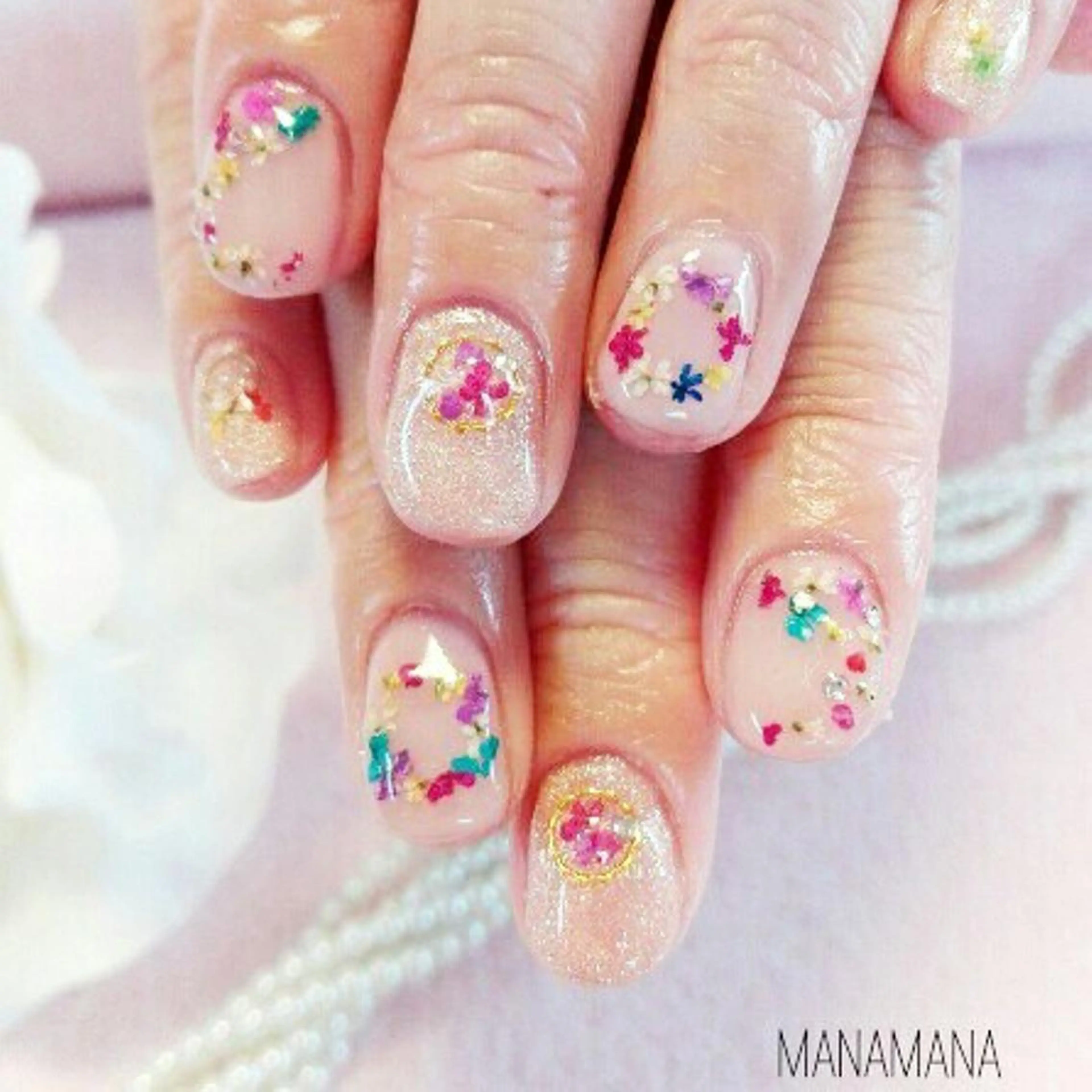 ネイル フラワーネイル MANA MANAのネイルデザイン